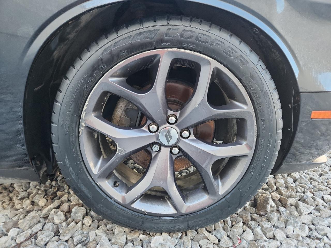 2015 Dodge Challenger Sxt Plus Black vin: 2C3CDZBG0FH736848 Damage: Right Front Wheel, Curb Rash, > 12 Inches