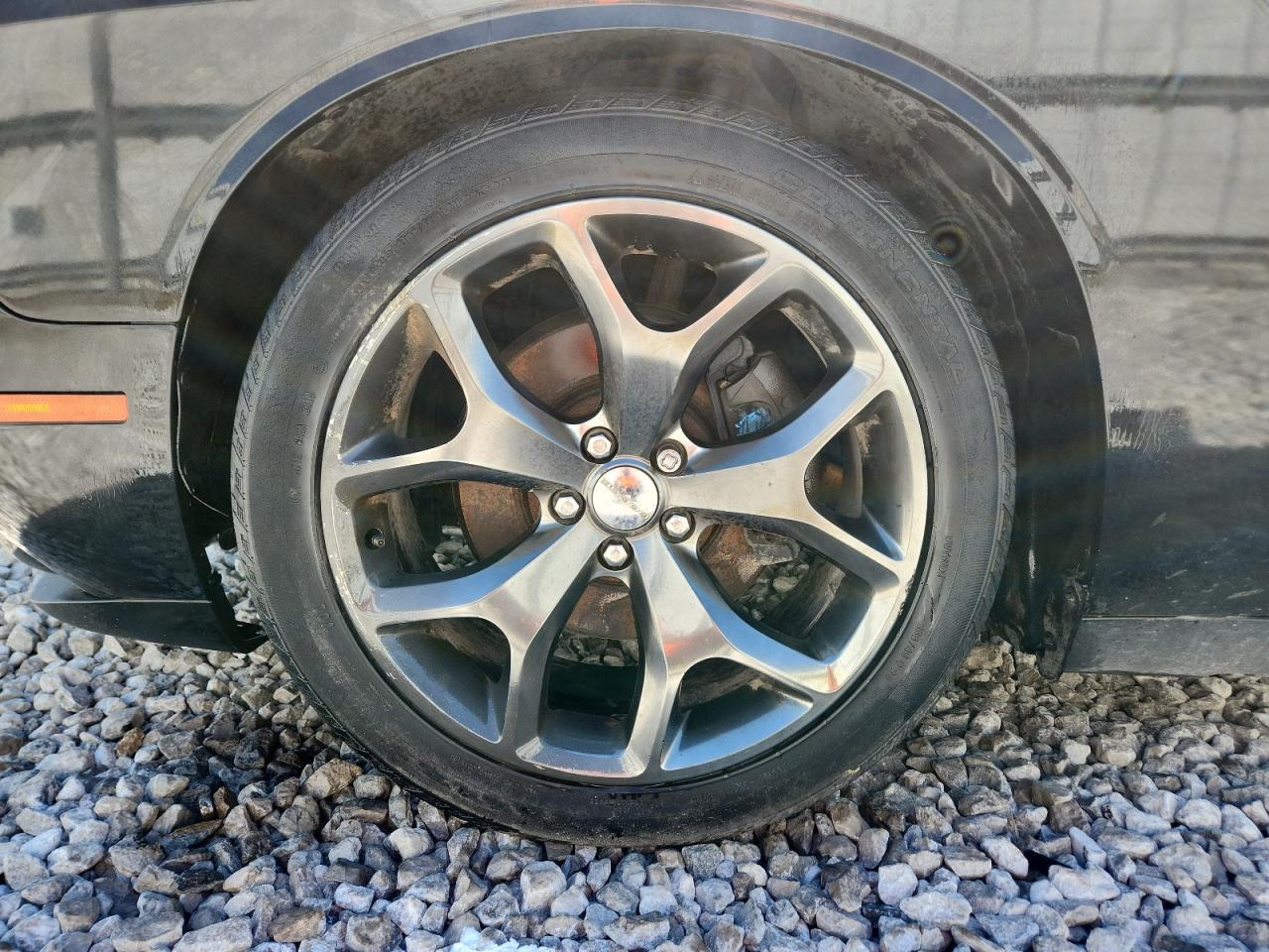 2015 Dodge Challenger Sxt Plus Black vin: 2C3CDZBG0FH736848 Damage: Left Front Wheel, Curb Rash, 6 To 7 Inches