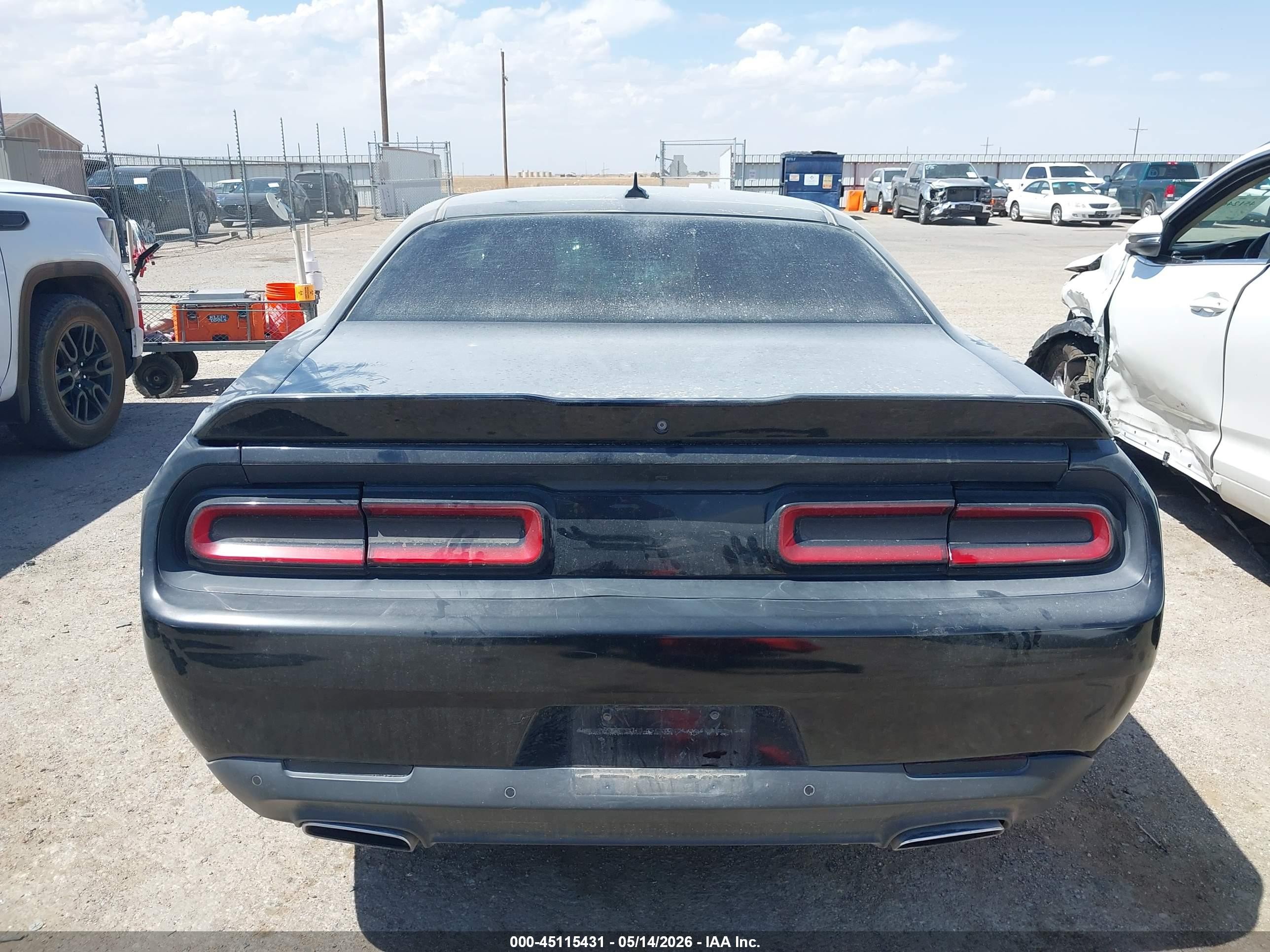 2015 Dodge Challenger Sxt Plus Black vin: 2C3CDZBG0FH761636