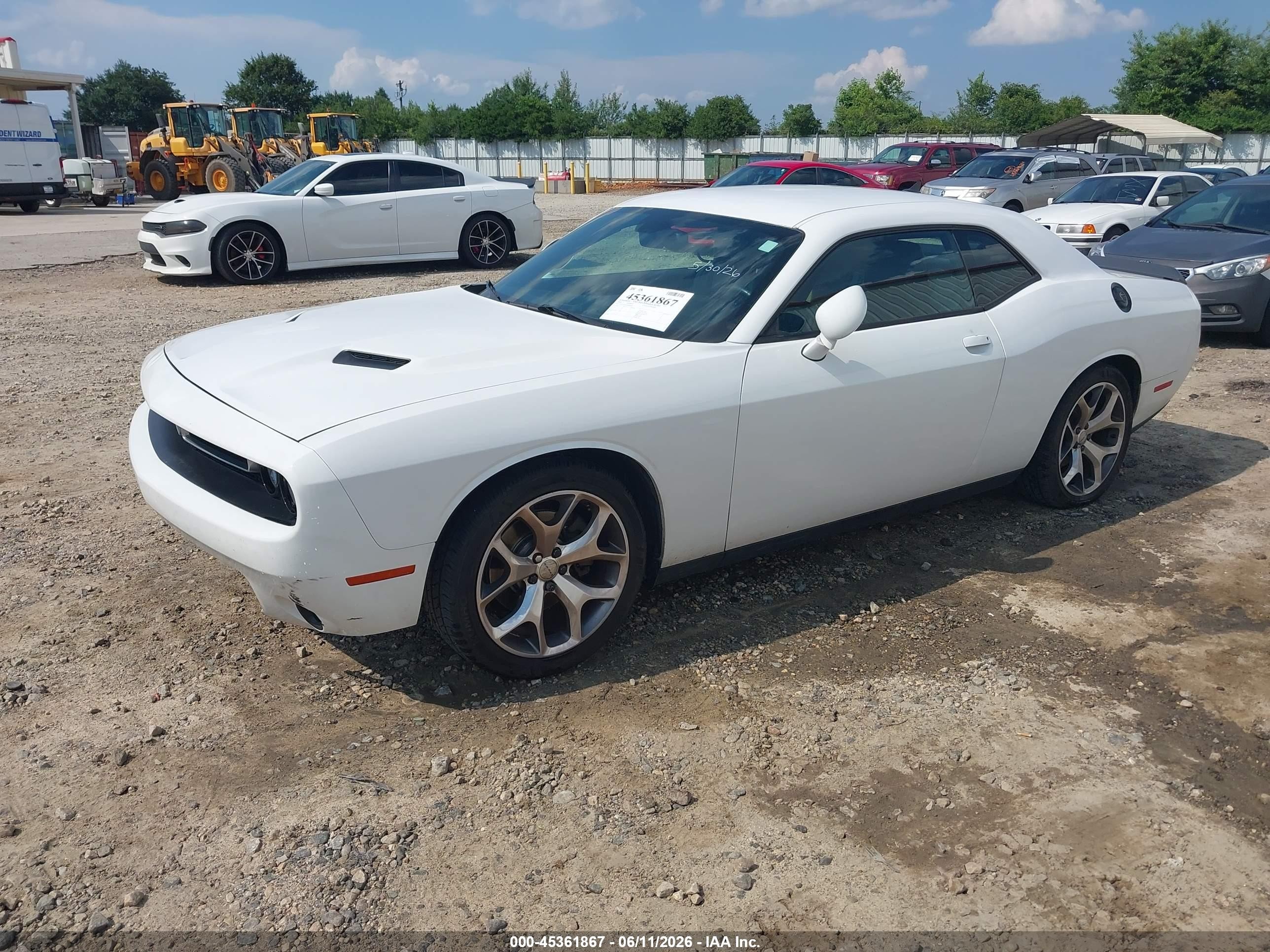 2015 Dodge Challenger Sxt Plus Белый vin: 2C3CDZBG0FH805053