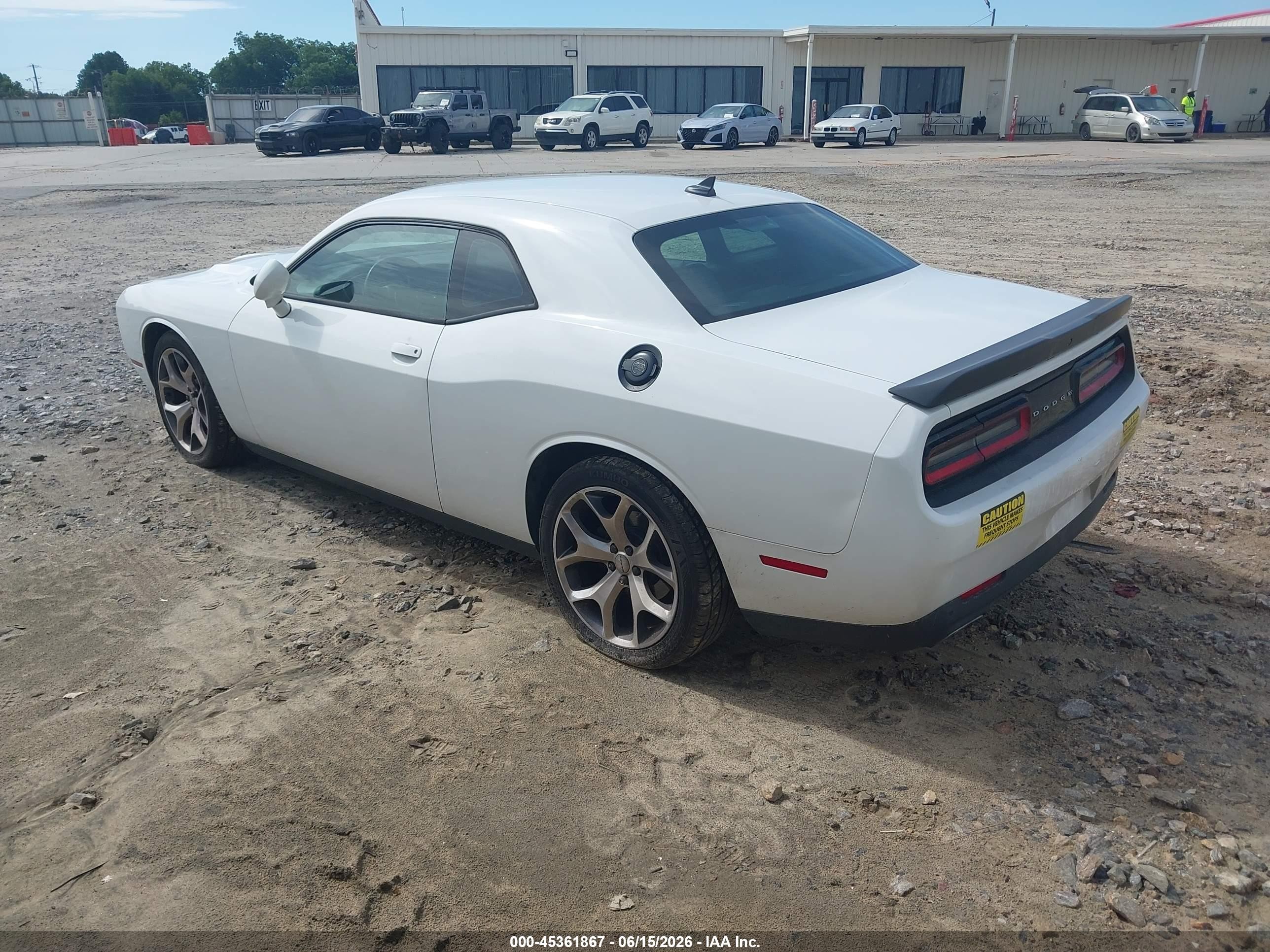 2015 Dodge Challenger Sxt Plus Белый vin: 2C3CDZBG0FH805053