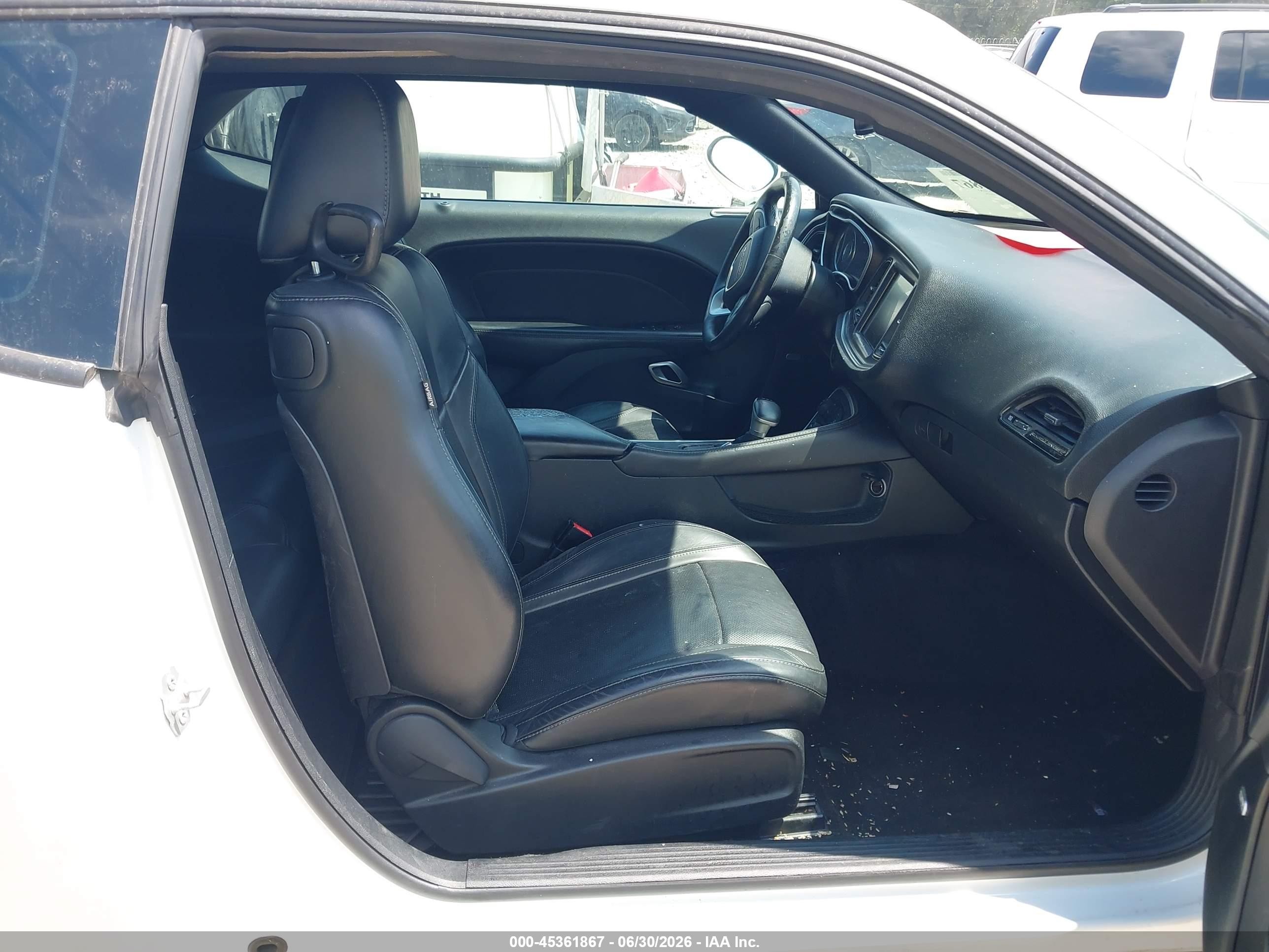 2015 Dodge Challenger Sxt Plus Белый vin: 2C3CDZBG0FH805053