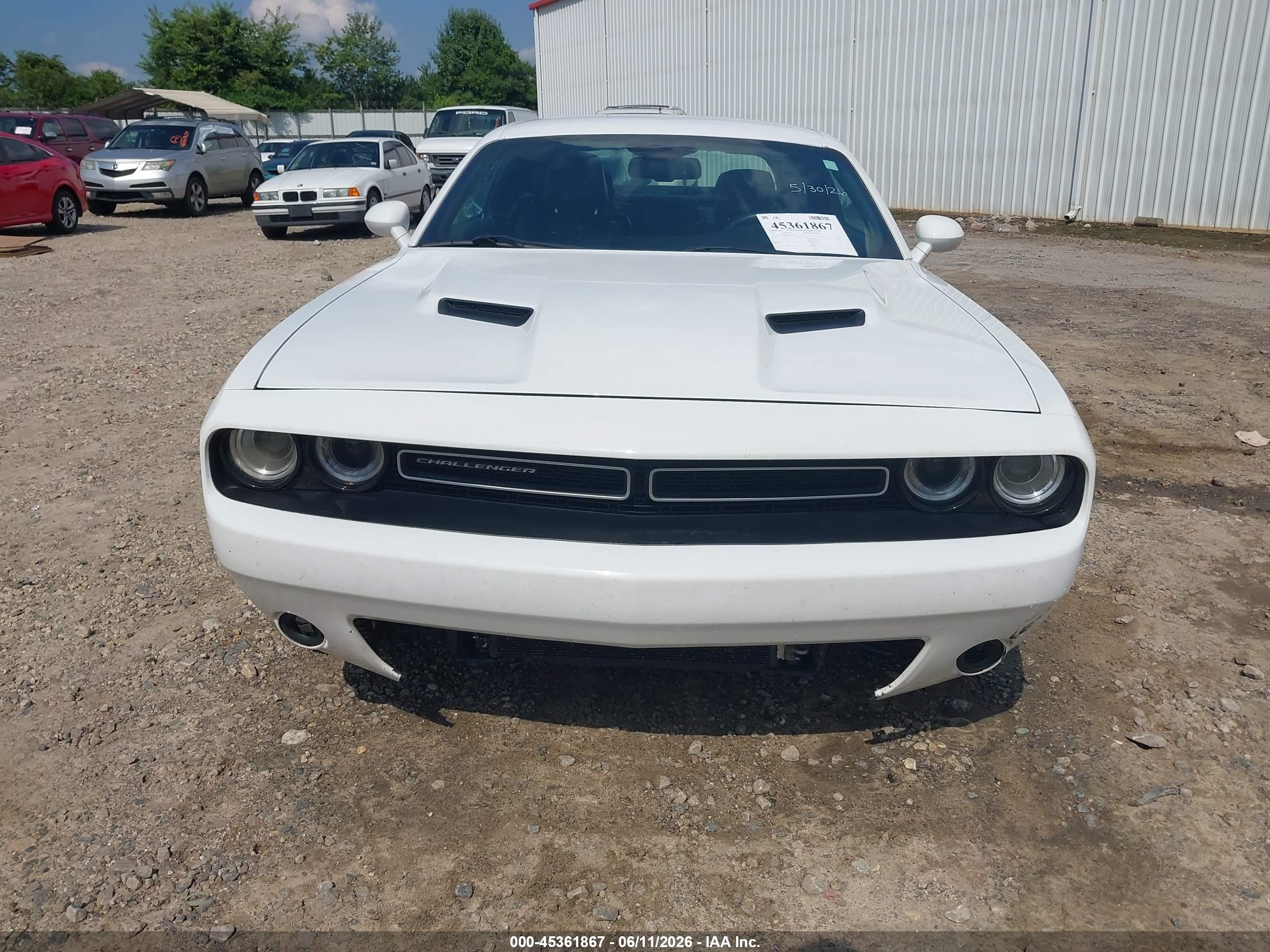 2015 Dodge Challenger Sxt Plus Белый vin: 2C3CDZBG0FH805053