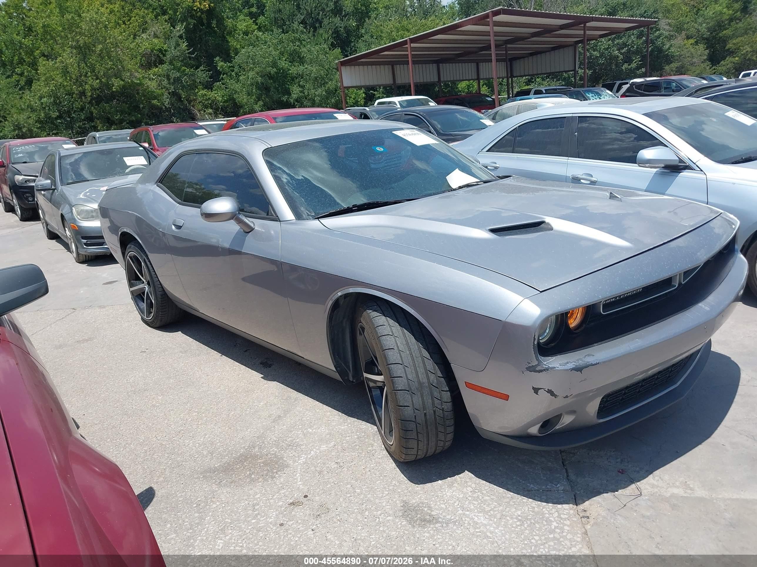 2015 Dodge Challenger Sxt Plus Silver vin: 2C3CDZBG1FH719220