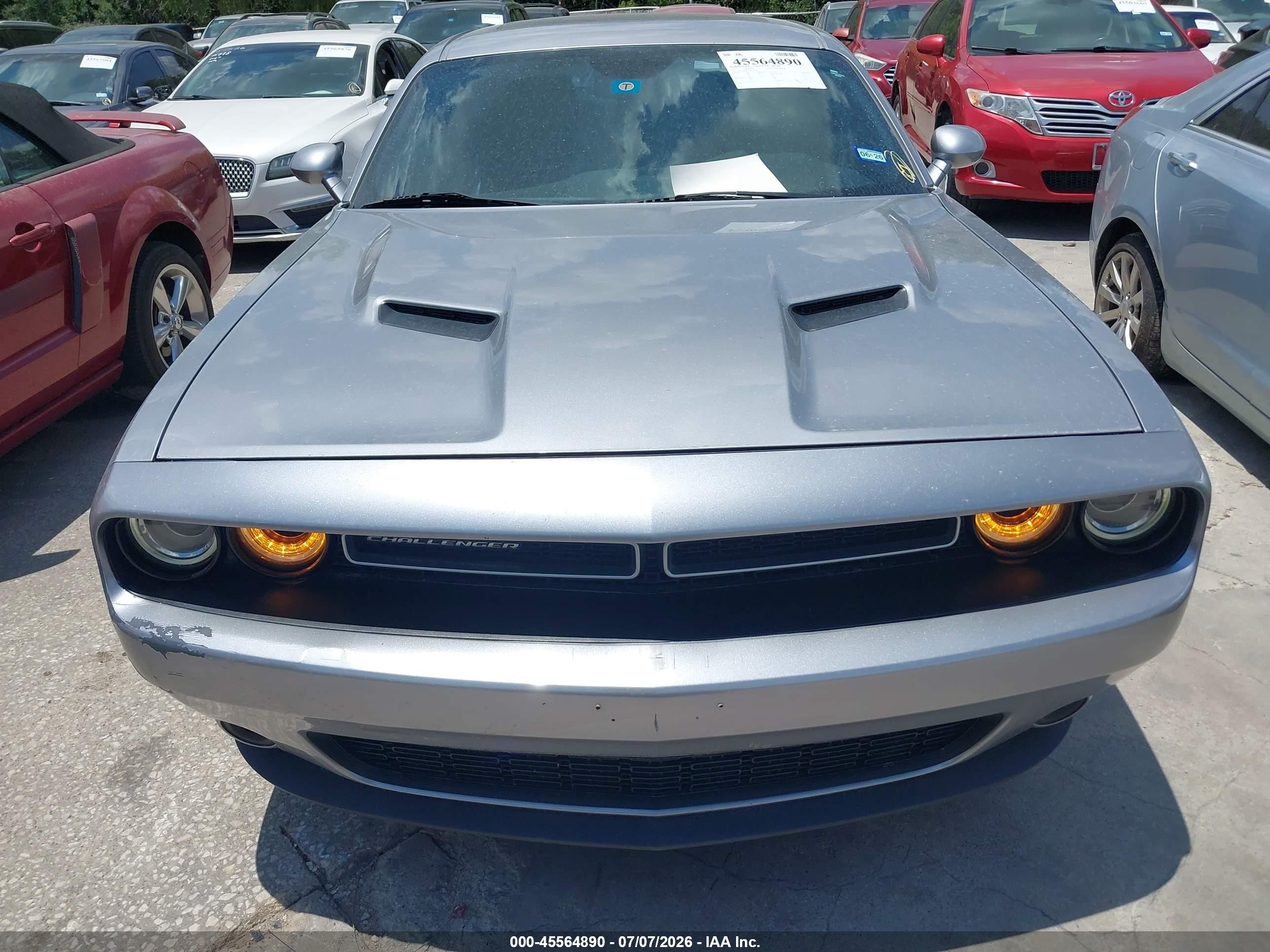 2015 Dodge Challenger Sxt Plus Silver vin: 2C3CDZBG1FH719220