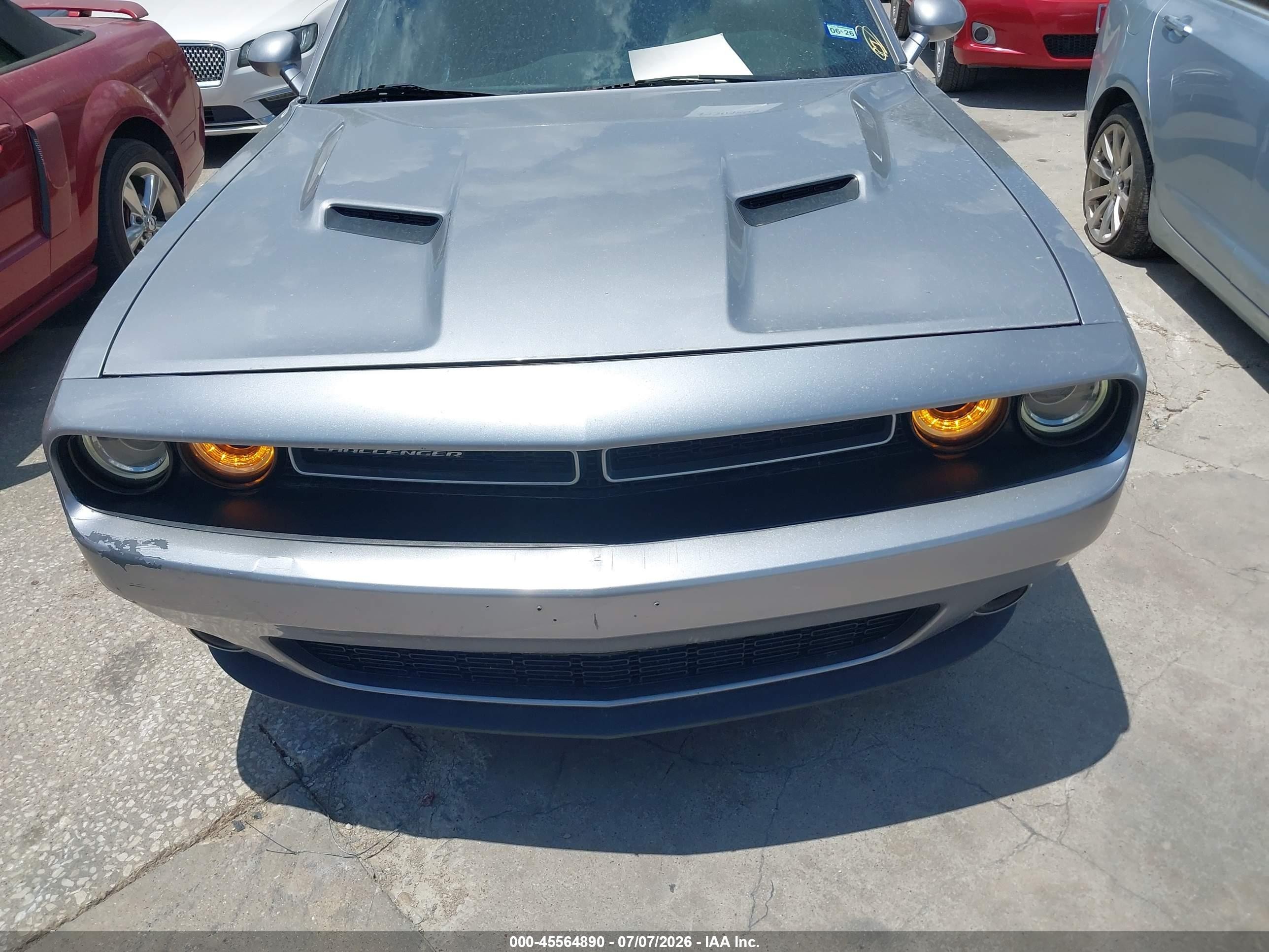 2015 Dodge Challenger Sxt Plus Silver vin: 2C3CDZBG1FH719220
