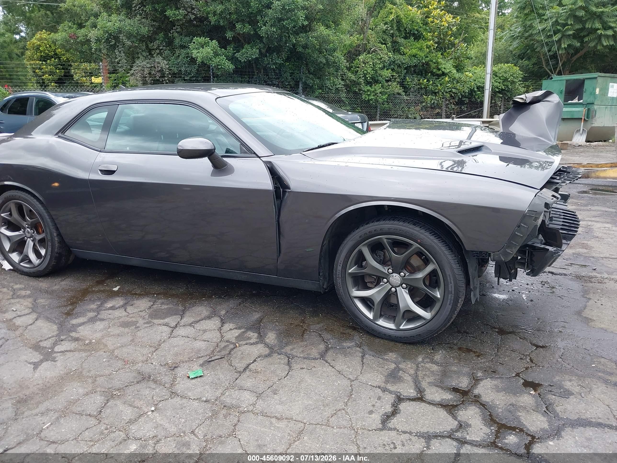 2015 Dodge Challenger Sxt Plus Gray vin: 2C3CDZBG1FH736812