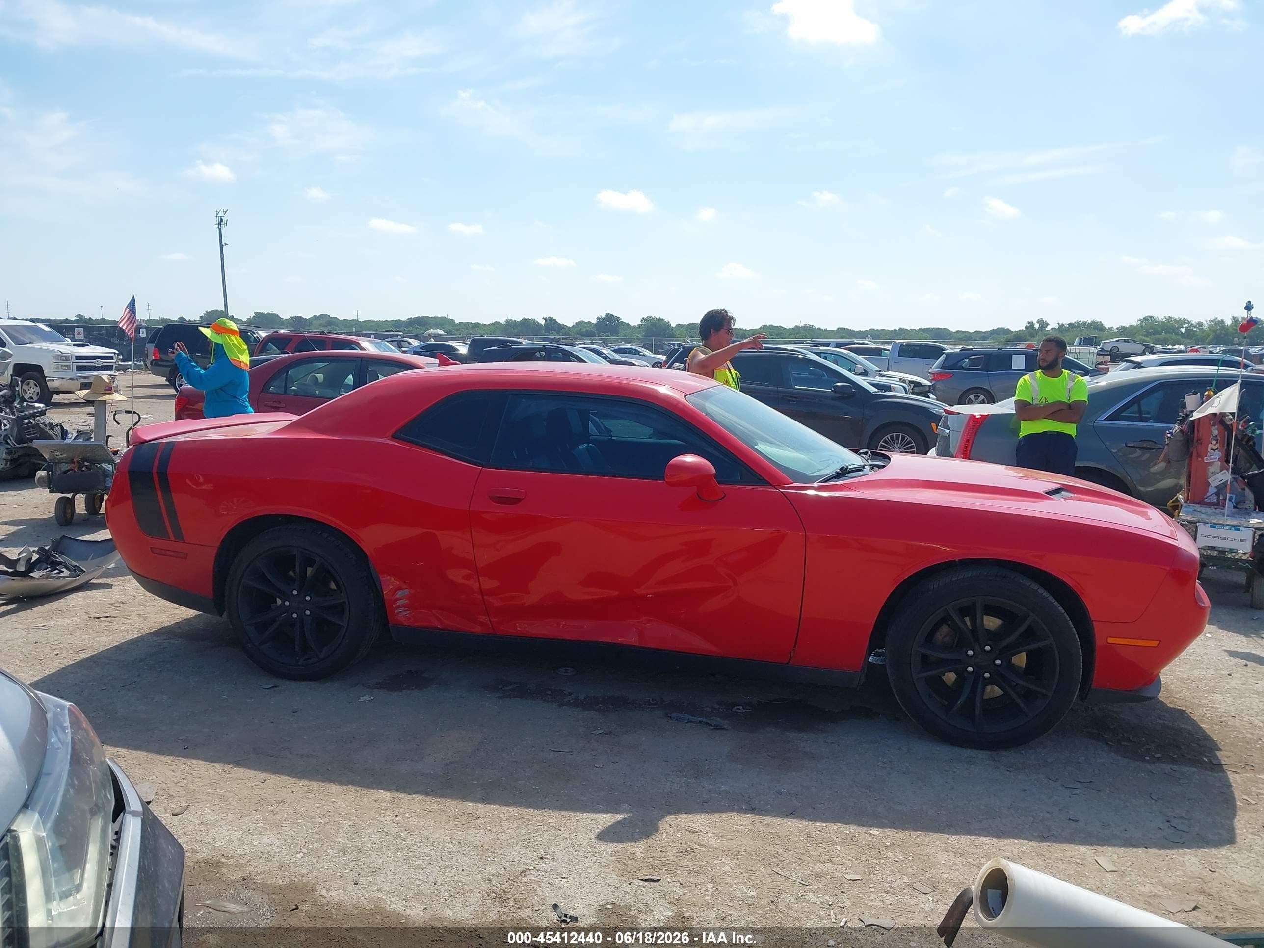 2015 Dodge Challenger Sxt Plus Red vin: 2C3CDZBG1FH788988