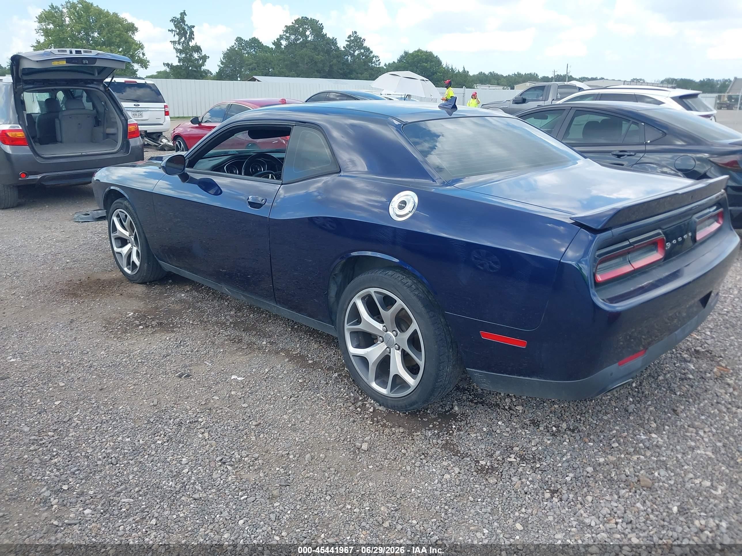 2015 Dodge Challenger Sxt Plus Blue vin: 2C3CDZBG1FH923791
