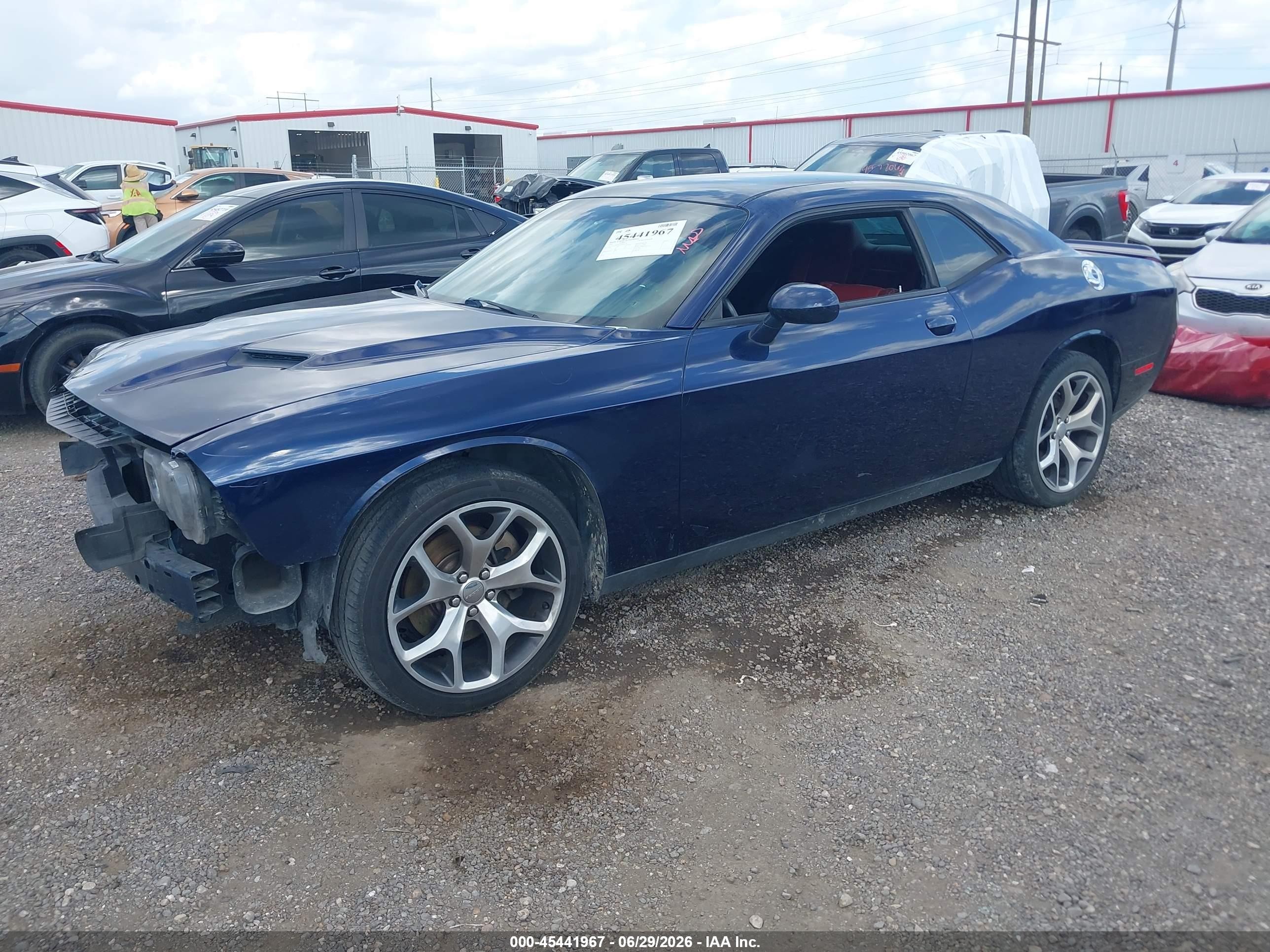 2015 Dodge Challenger Sxt Plus Blue vin: 2C3CDZBG1FH923791