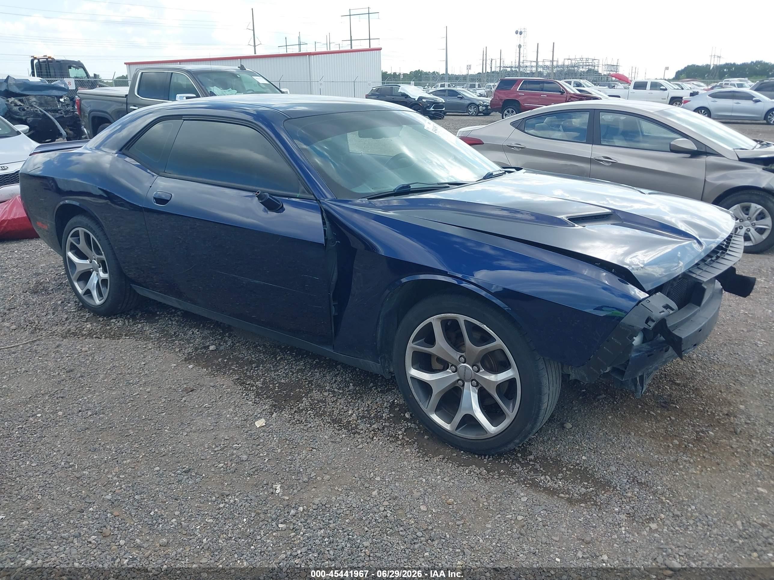 2015 Dodge Challenger Sxt Plus Blue vin: 2C3CDZBG1FH923791