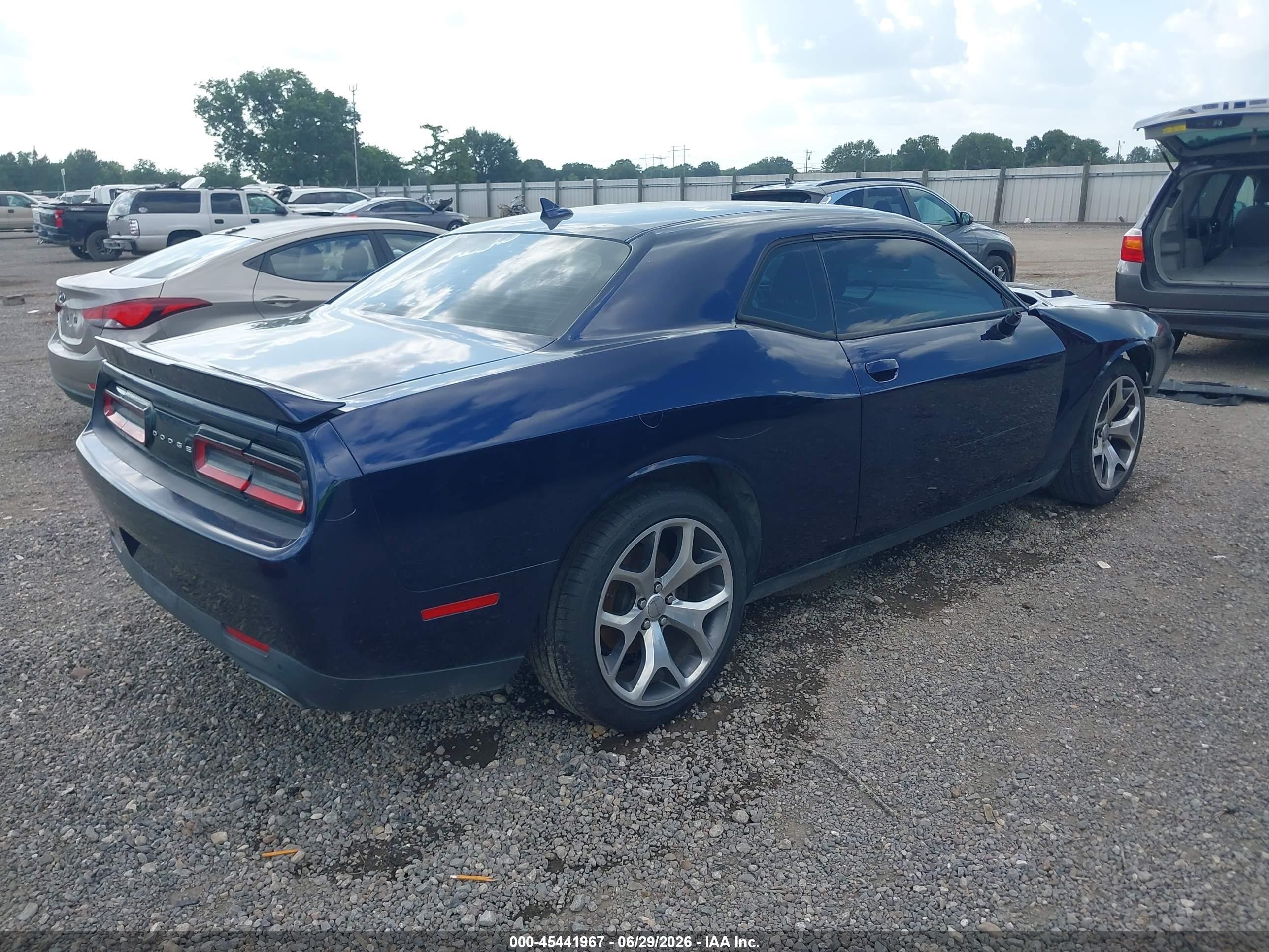 2015 Dodge Challenger Sxt Plus Blue vin: 2C3CDZBG1FH923791