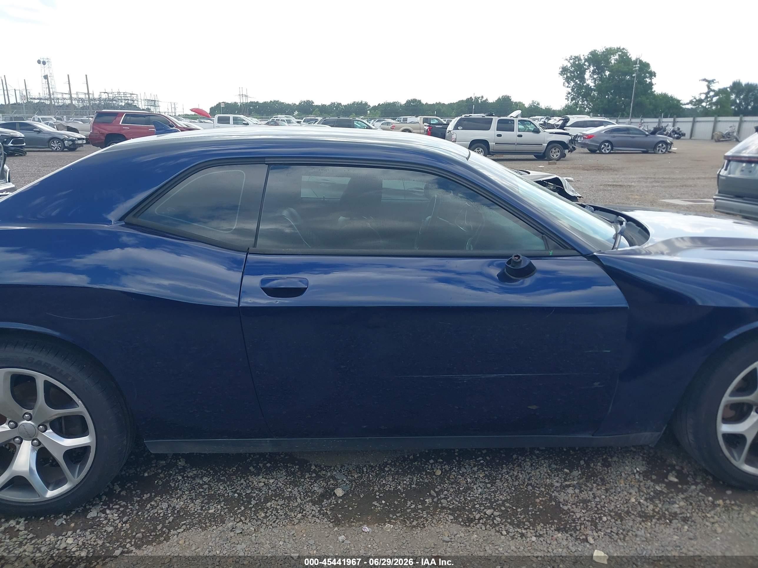 2015 Dodge Challenger Sxt Plus Blue vin: 2C3CDZBG1FH923791