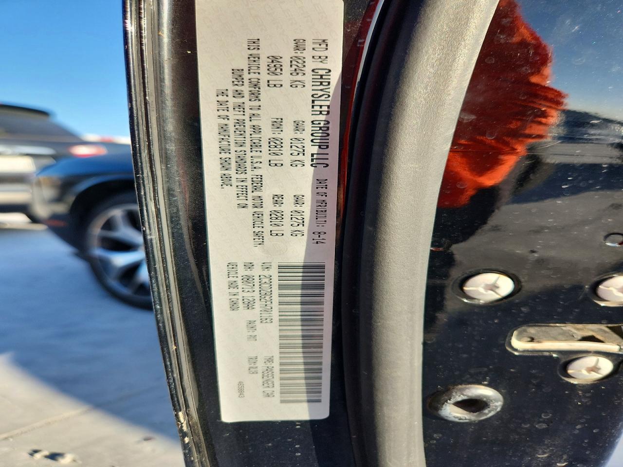 2015 Dodge Challenger Sxt Plus Black vin: 2C3CDZBG2FH701163