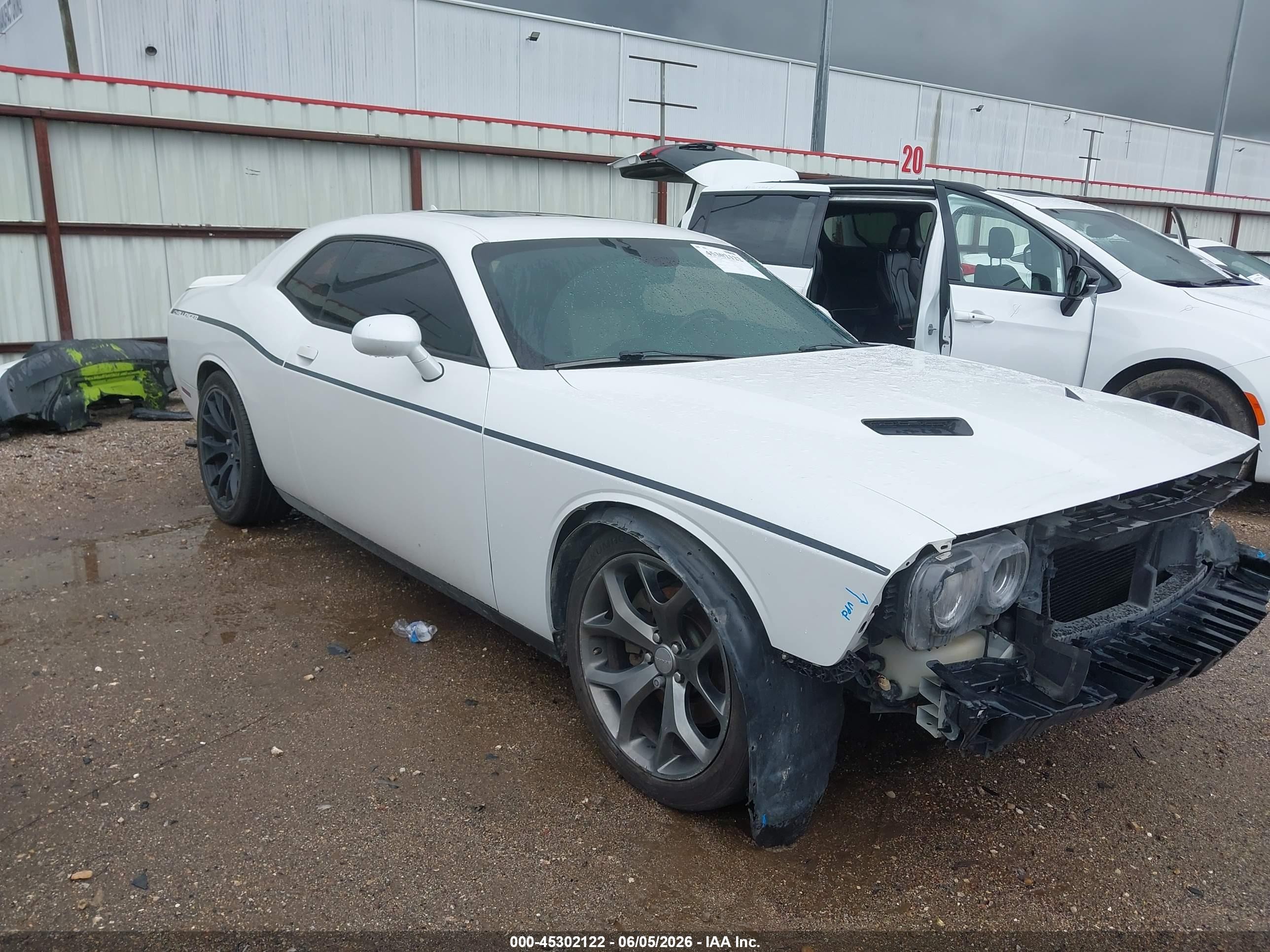 2015 Dodge Challenger Sxt Plus White vin: 2C3CDZBG3FH706467