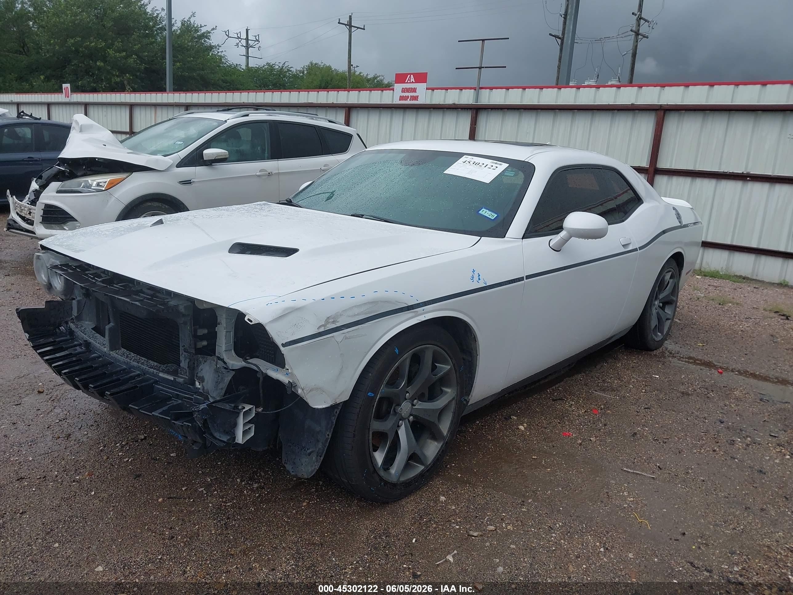 2015 Dodge Challenger Sxt Plus White vin: 2C3CDZBG3FH706467