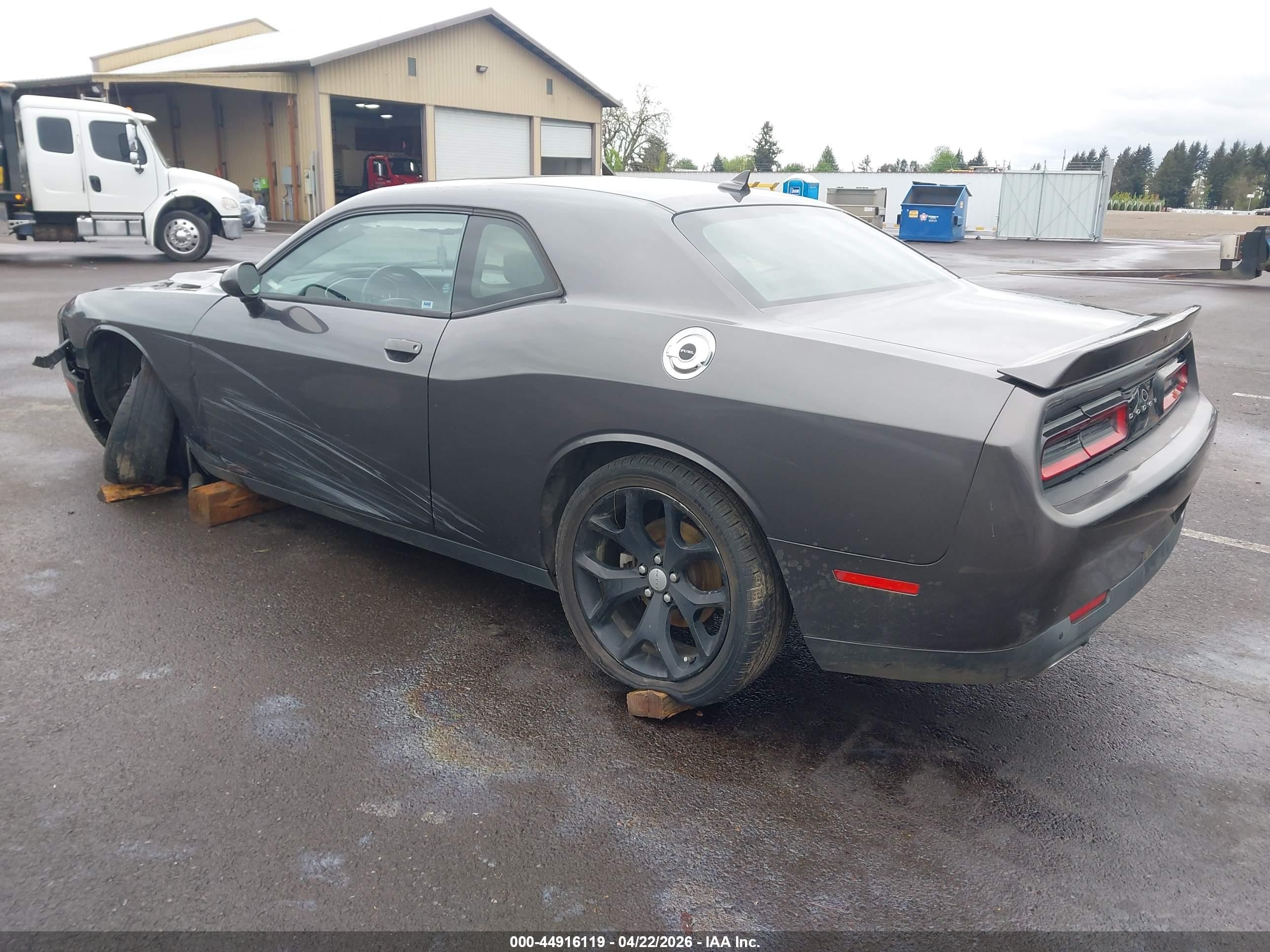 2015 Dodge Challenger Sxt Plus Gray vin: 2C3CDZBG3FH715847
