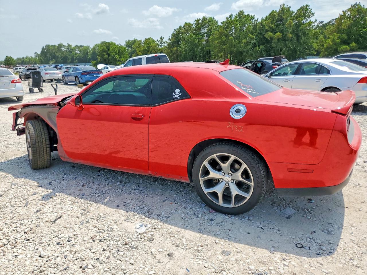 2015 Dodge Challenger Sxt Plus Red vin: 2C3CDZBG3FH811638