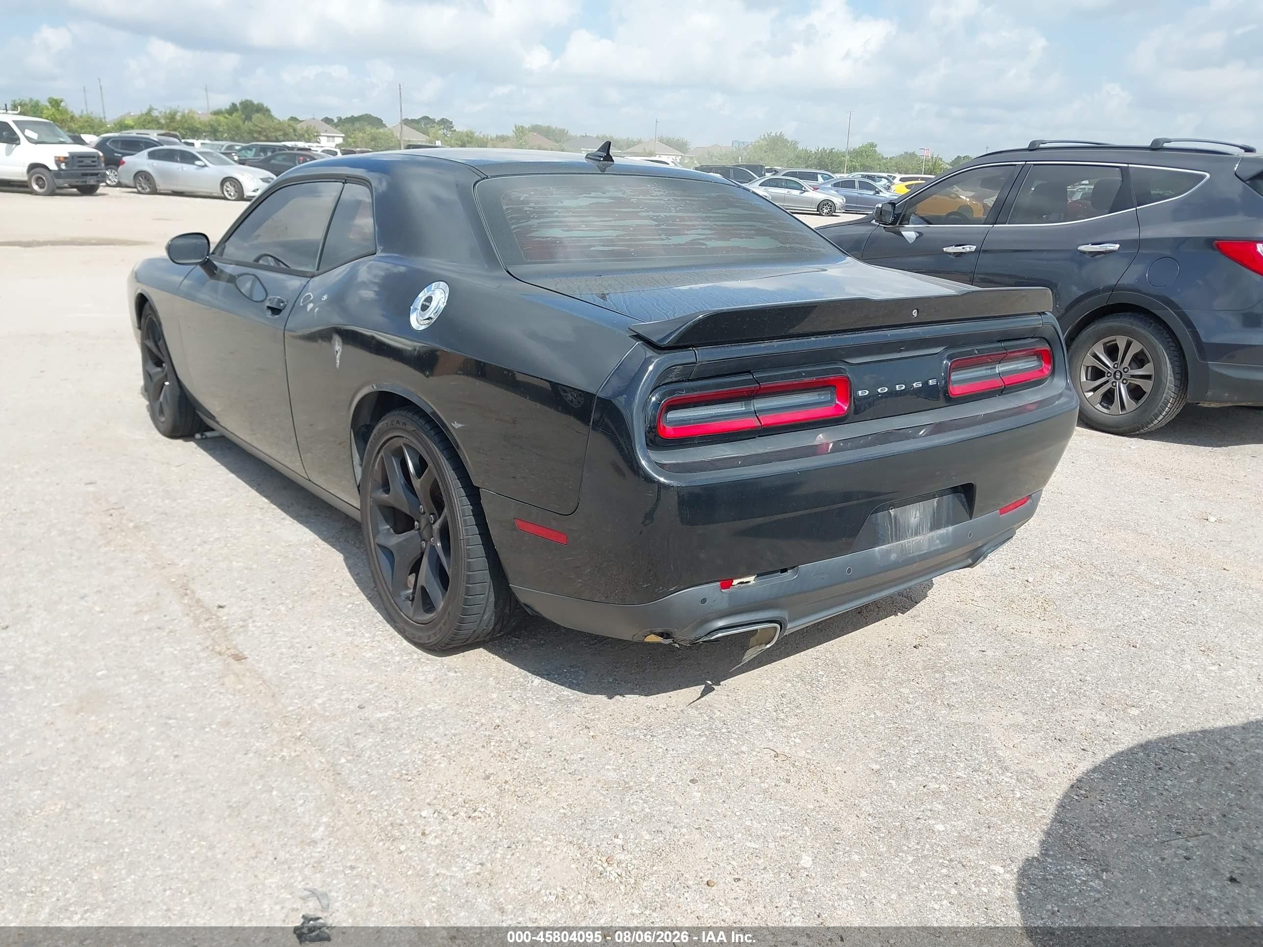 2015 Dodge Challenger Sxt Plus Black vin: 2C3CDZBG3FH823658