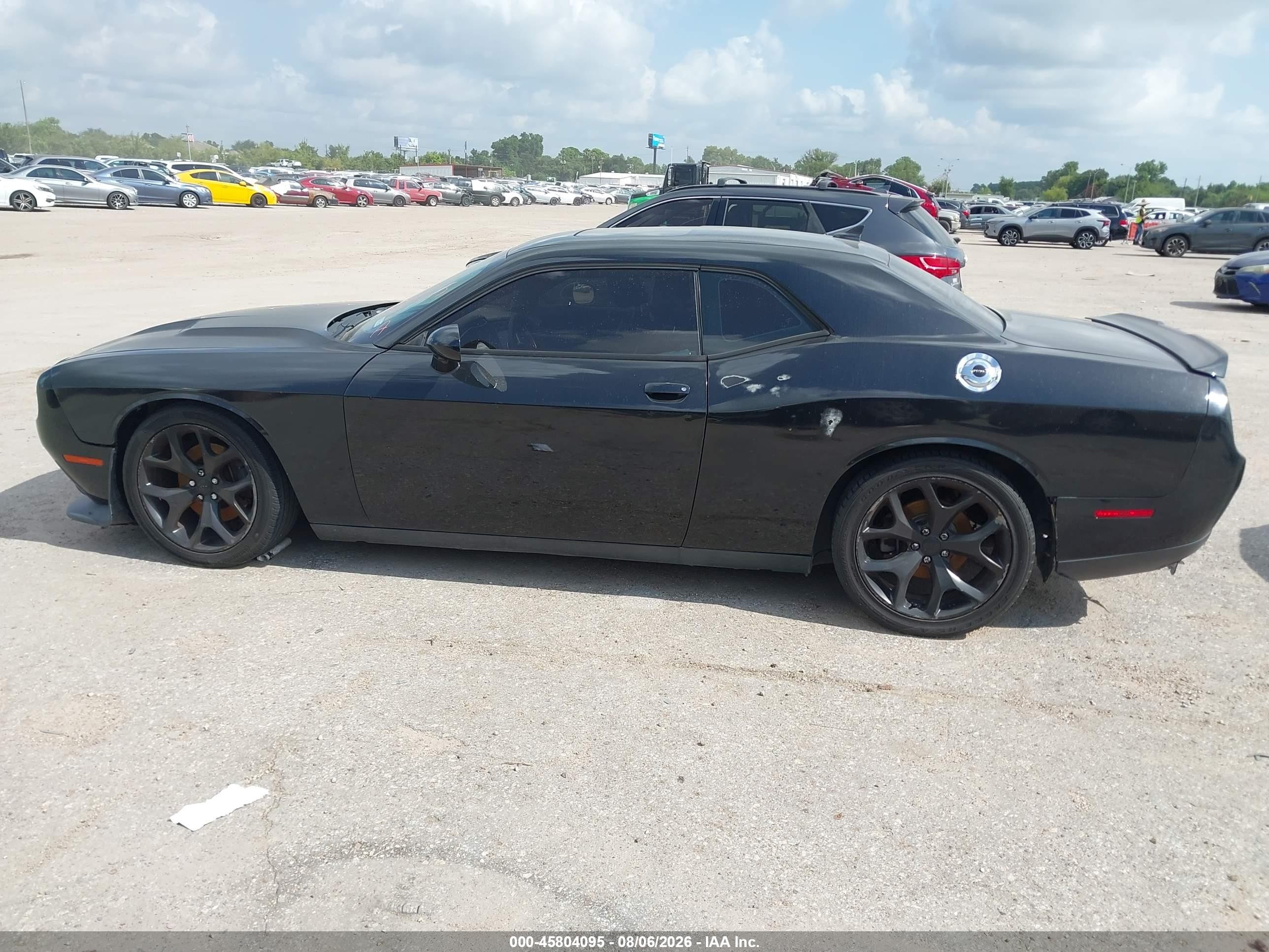 2015 Dodge Challenger Sxt Plus Black vin: 2C3CDZBG3FH823658