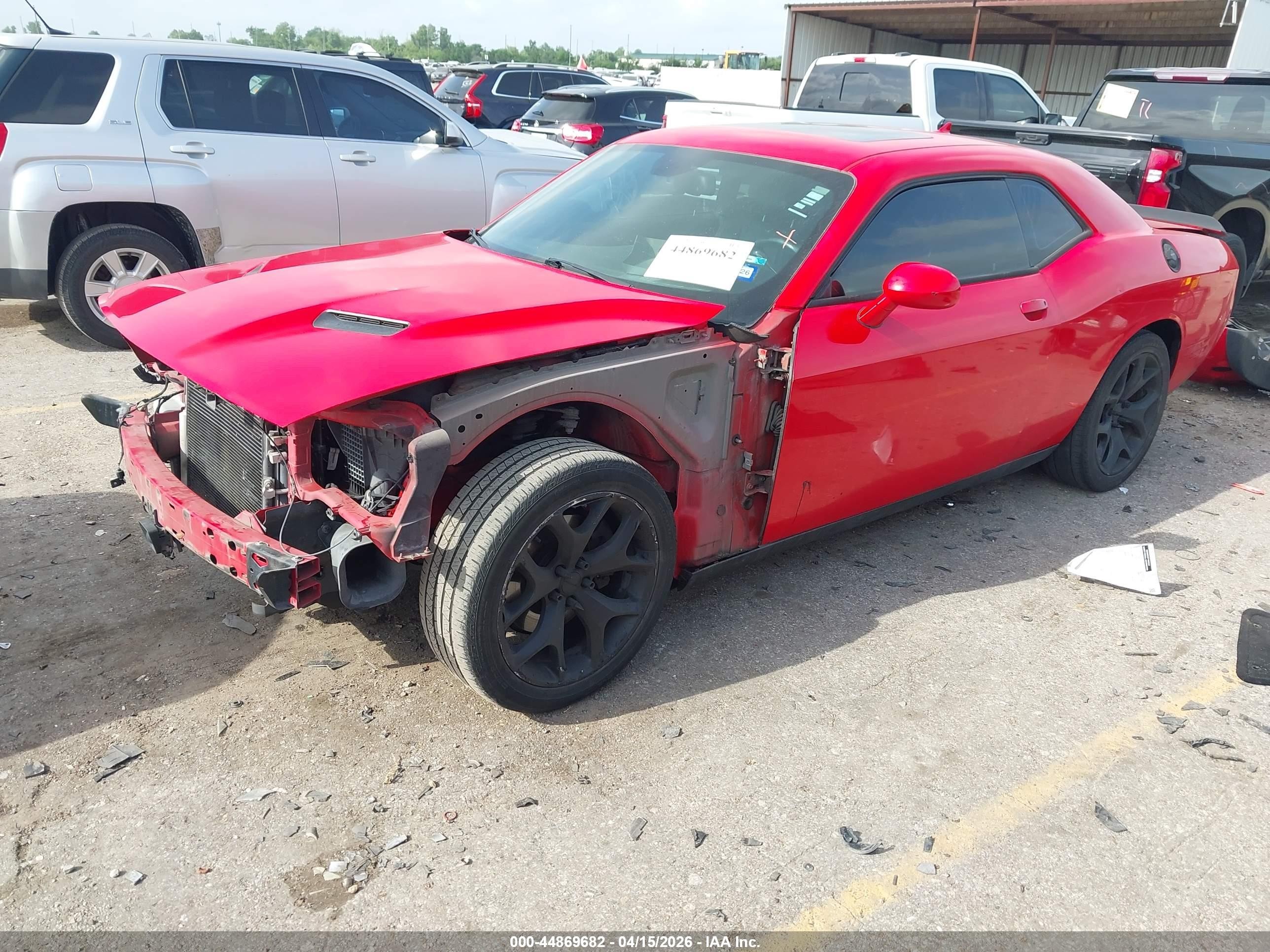2015 Dodge Challenger Sxt Plus Red vin: 2C3CDZBG4FH706445