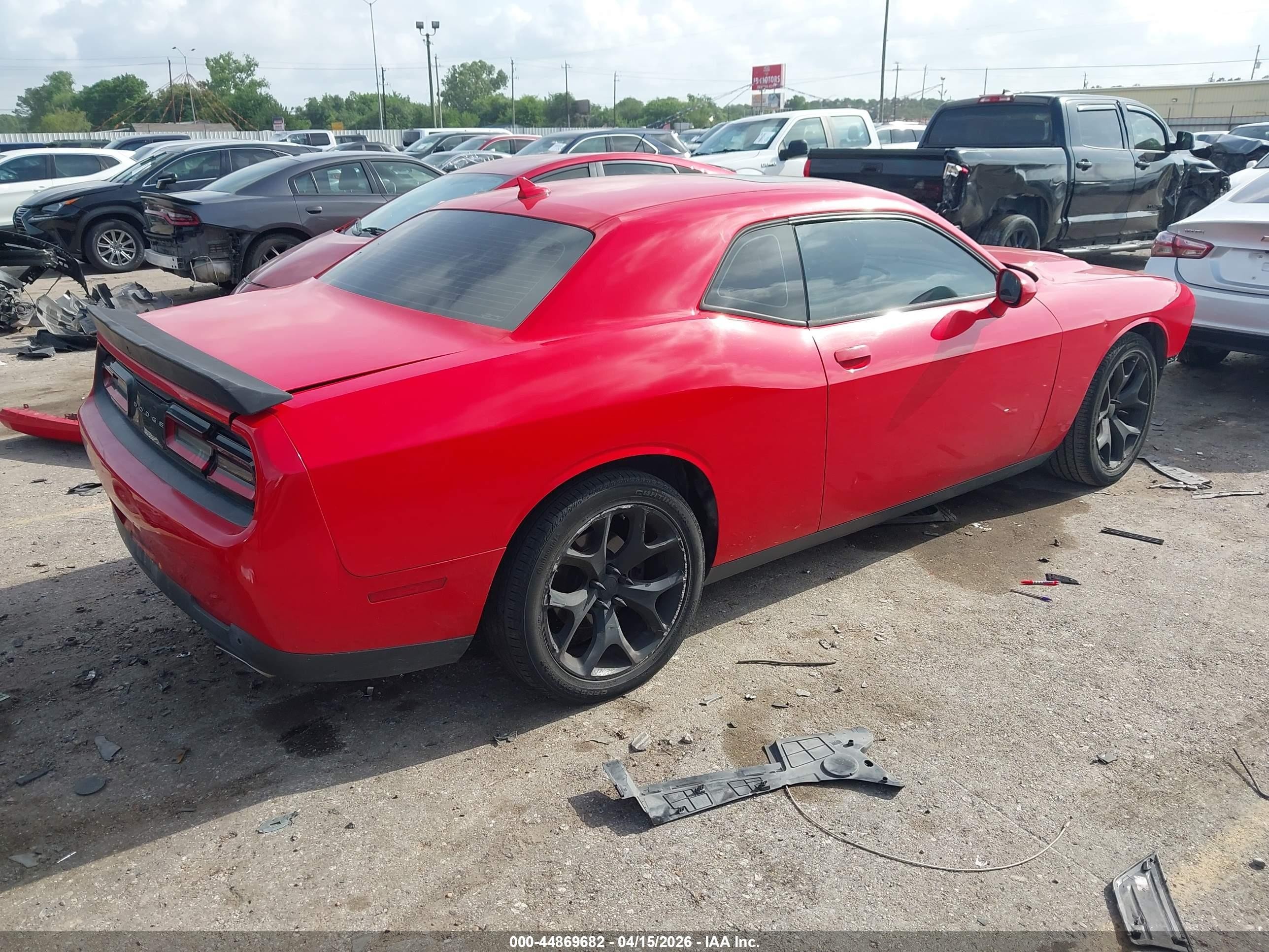 2015 Dodge Challenger Sxt Plus Red vin: 2C3CDZBG4FH706445