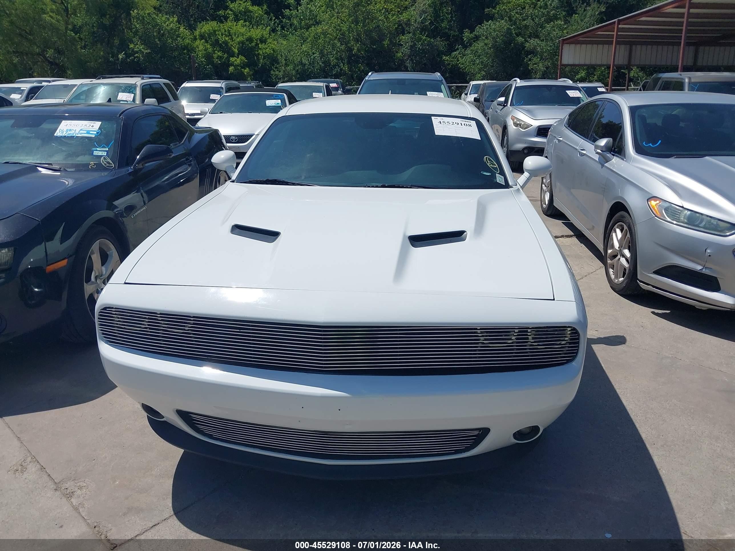 2015 Dodge Challenger Sxt Plus White vin: 2C3CDZBG4FH723813