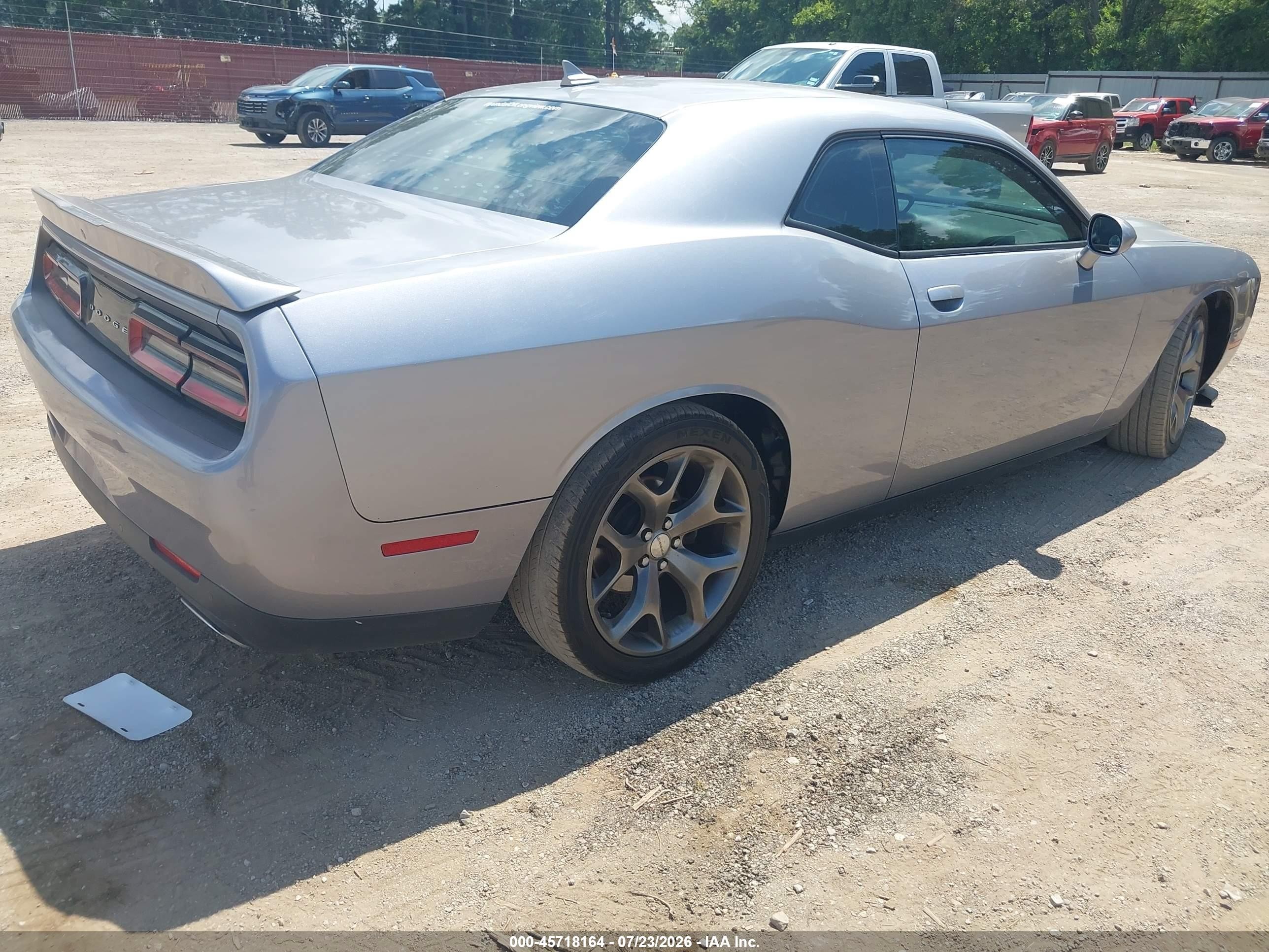 2015 Dodge Challenger Sxt Plus Or R/t Plus Silver vin: 2C3CDZBG4FH912249