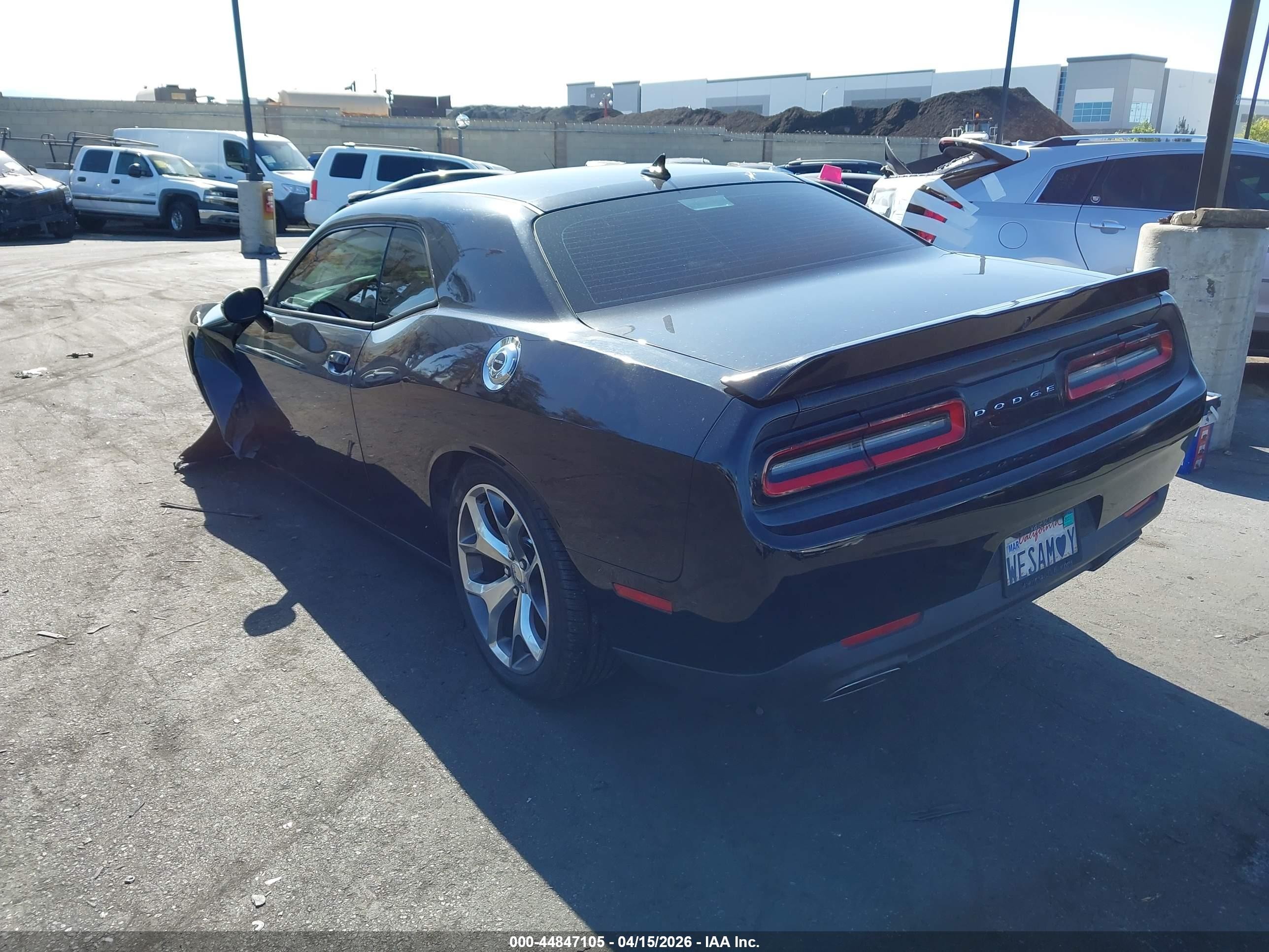 2015 Dodge Challenger Sxt Plus Black vin: 2C3CDZBG5FH775175