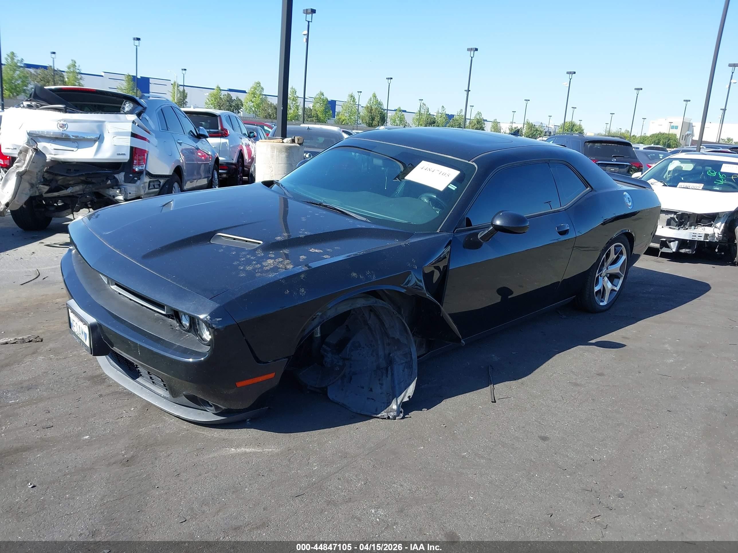 2015 Dodge Challenger Sxt Plus Black vin: 2C3CDZBG5FH775175