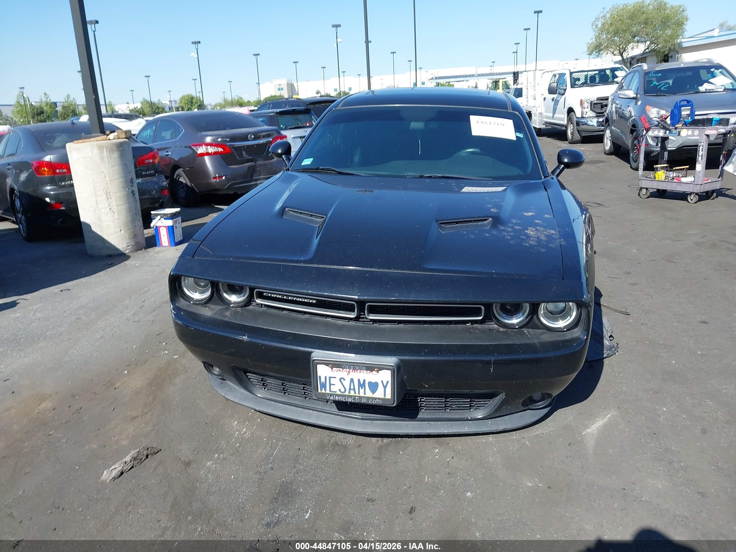 2015 Dodge Challenger Sxt Plus Black vin: 2C3CDZBG5FH775175