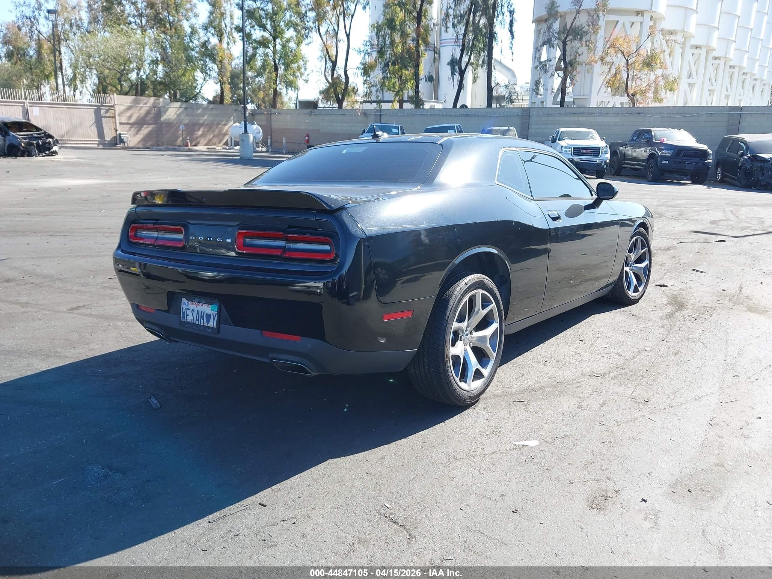 2015 Dodge Challenger Sxt Plus Black vin: 2C3CDZBG5FH775175