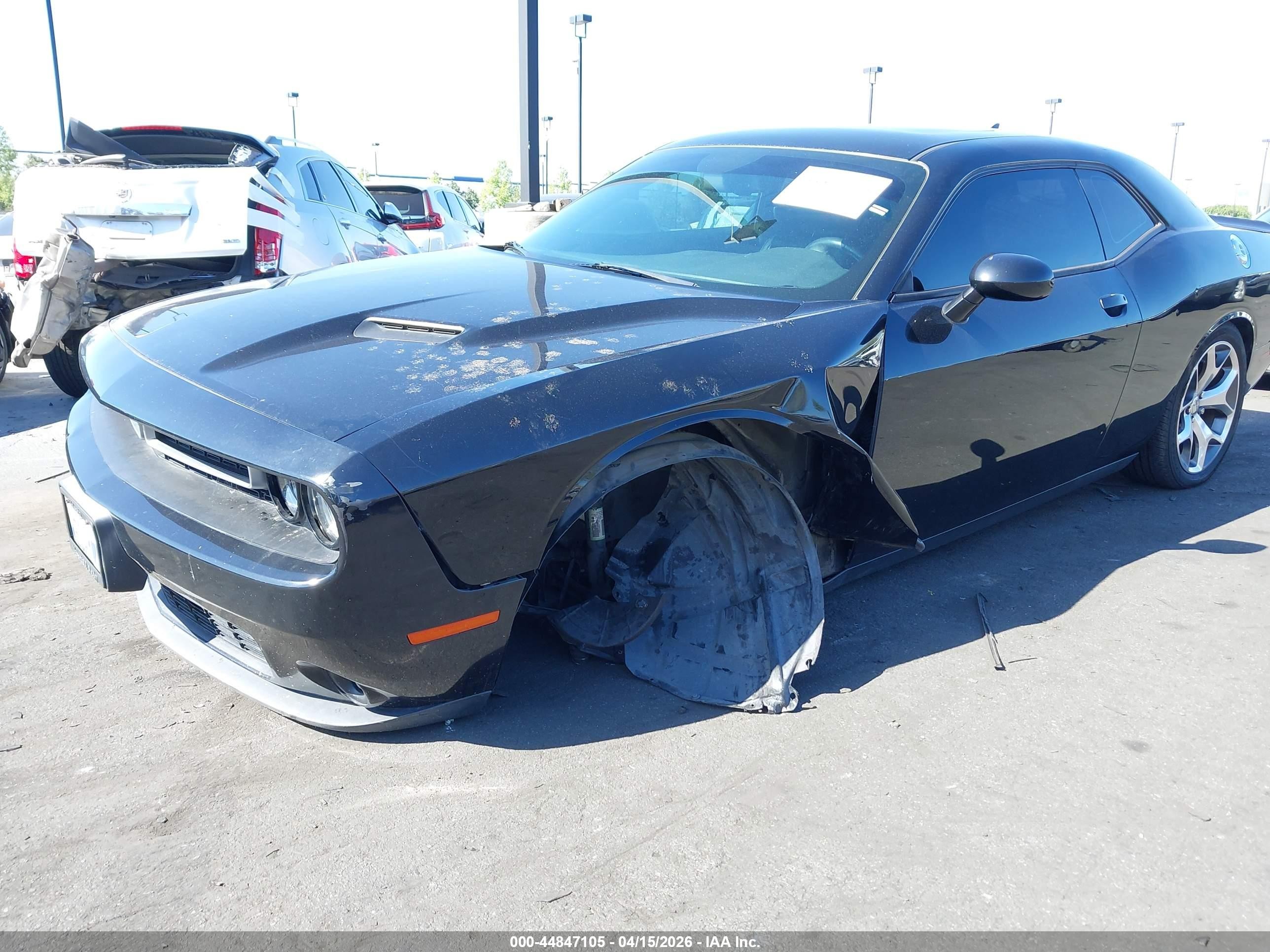 2015 Dodge Challenger Sxt Plus Black vin: 2C3CDZBG5FH775175