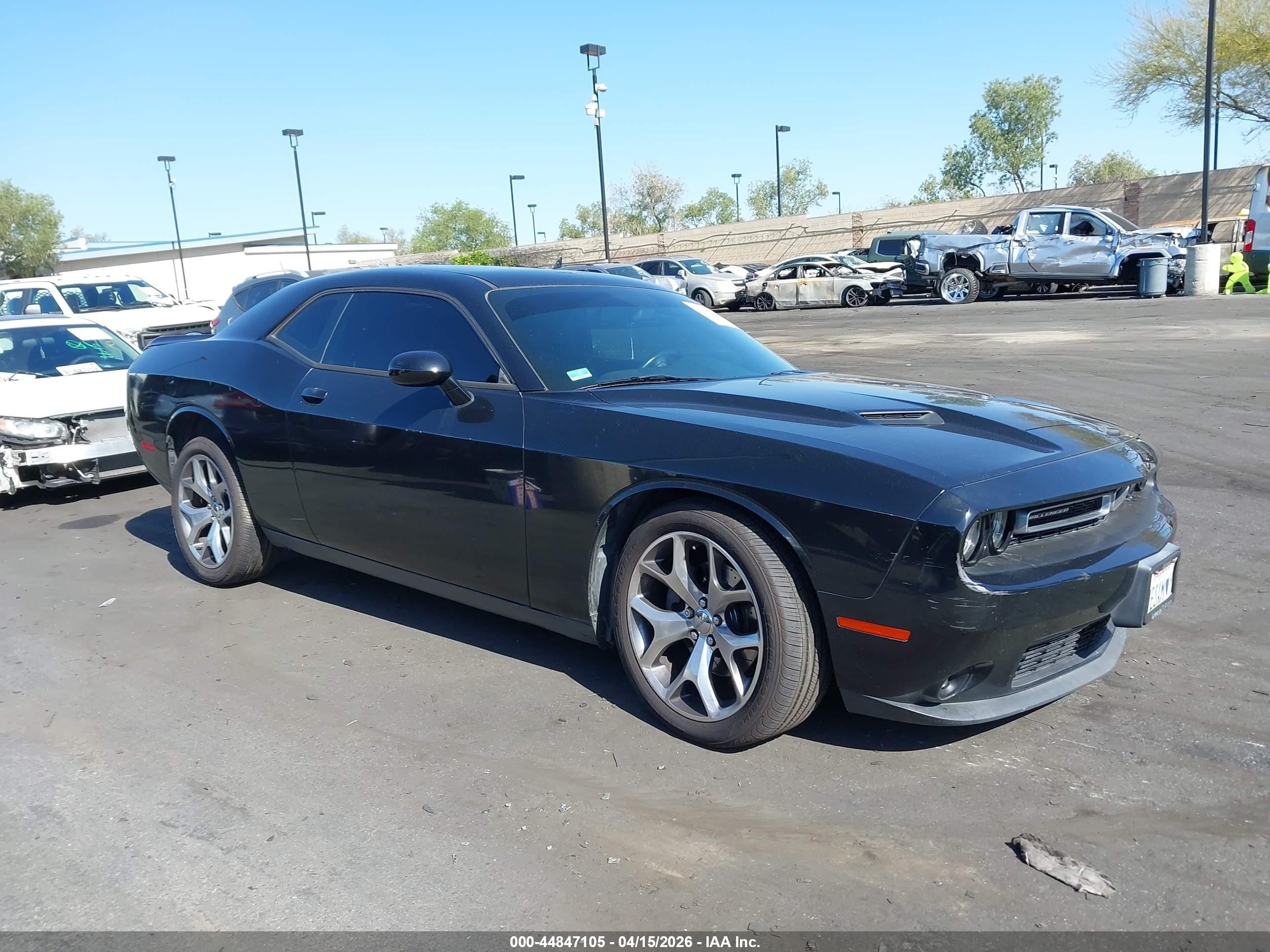 2015 Dodge Challenger Sxt Plus Black vin: 2C3CDZBG5FH775175