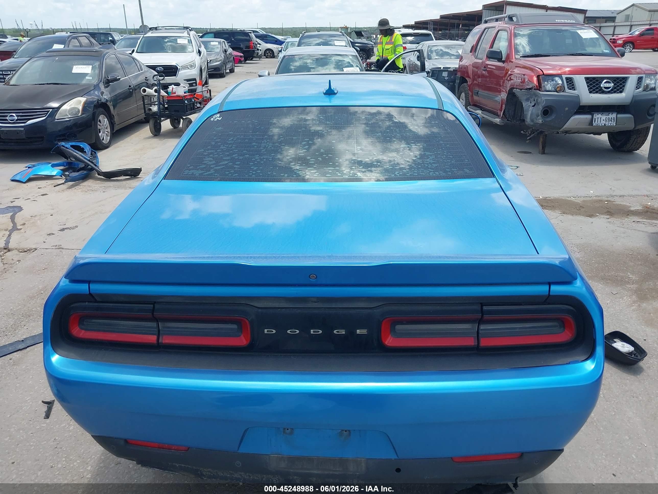 2015 Dodge Challenger Sxt Plus Blue vin: 2C3CDZBG5FH809793