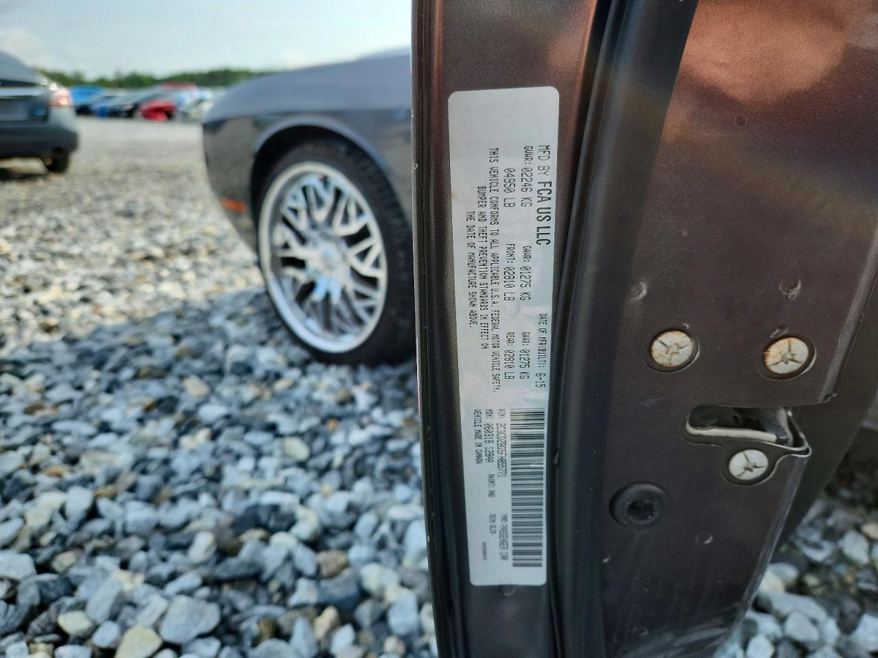 2015 Dodge Challenger Sxt Plus Gray vin: 2C3CDZBG5FH855771