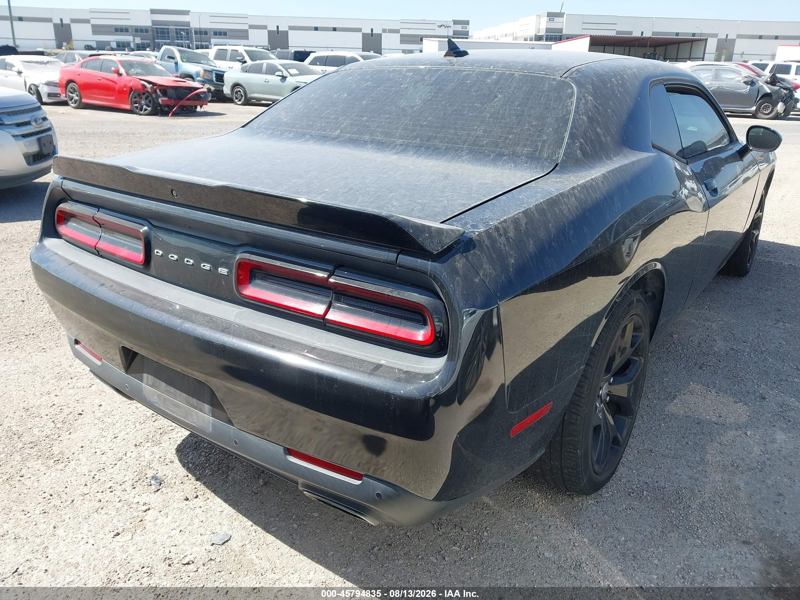 2015 Dodge Challenger Sxt Plus Black vin: 2C3CDZBG5FH869363