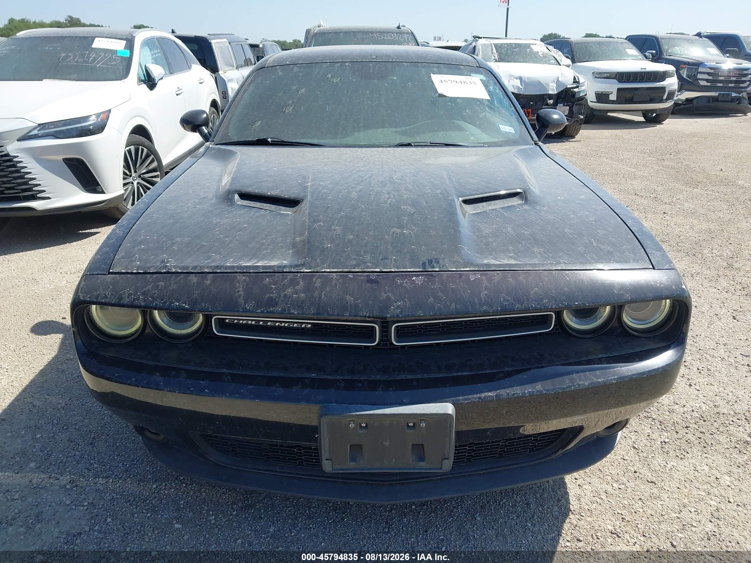 2015 Dodge Challenger Sxt Plus Black vin: 2C3CDZBG5FH869363
