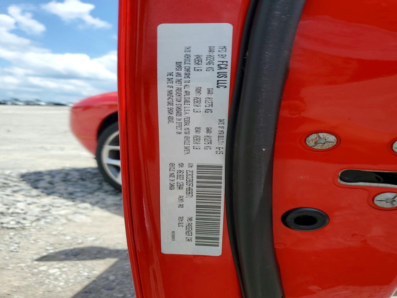 2015 Dodge Challenger Sxt Plus Красный vin: 2C3CDZBG5FH869671
