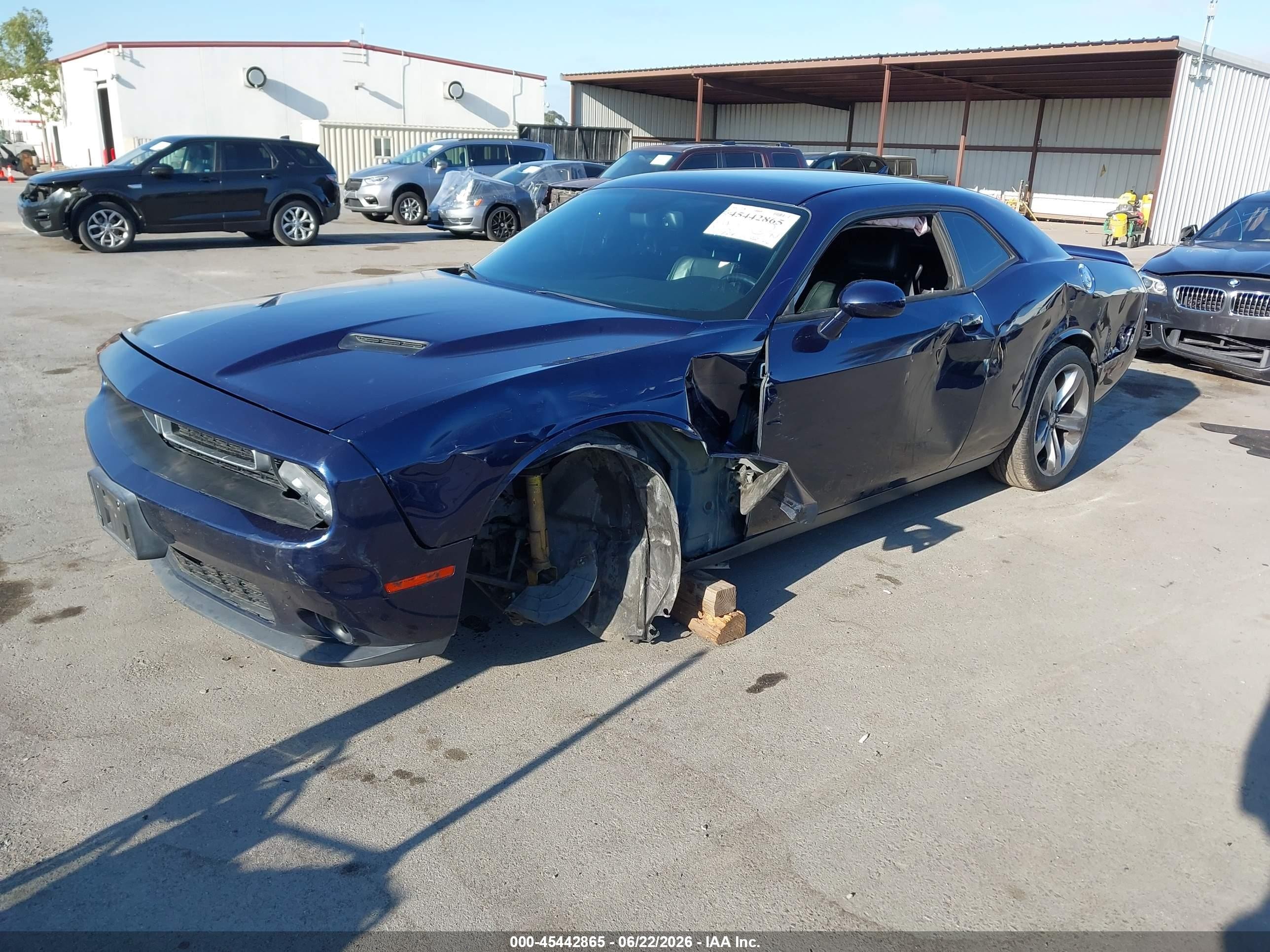 2015 Dodge Challenger Sxt Plus Dark Blue vin: 2C3CDZBG6FH712988