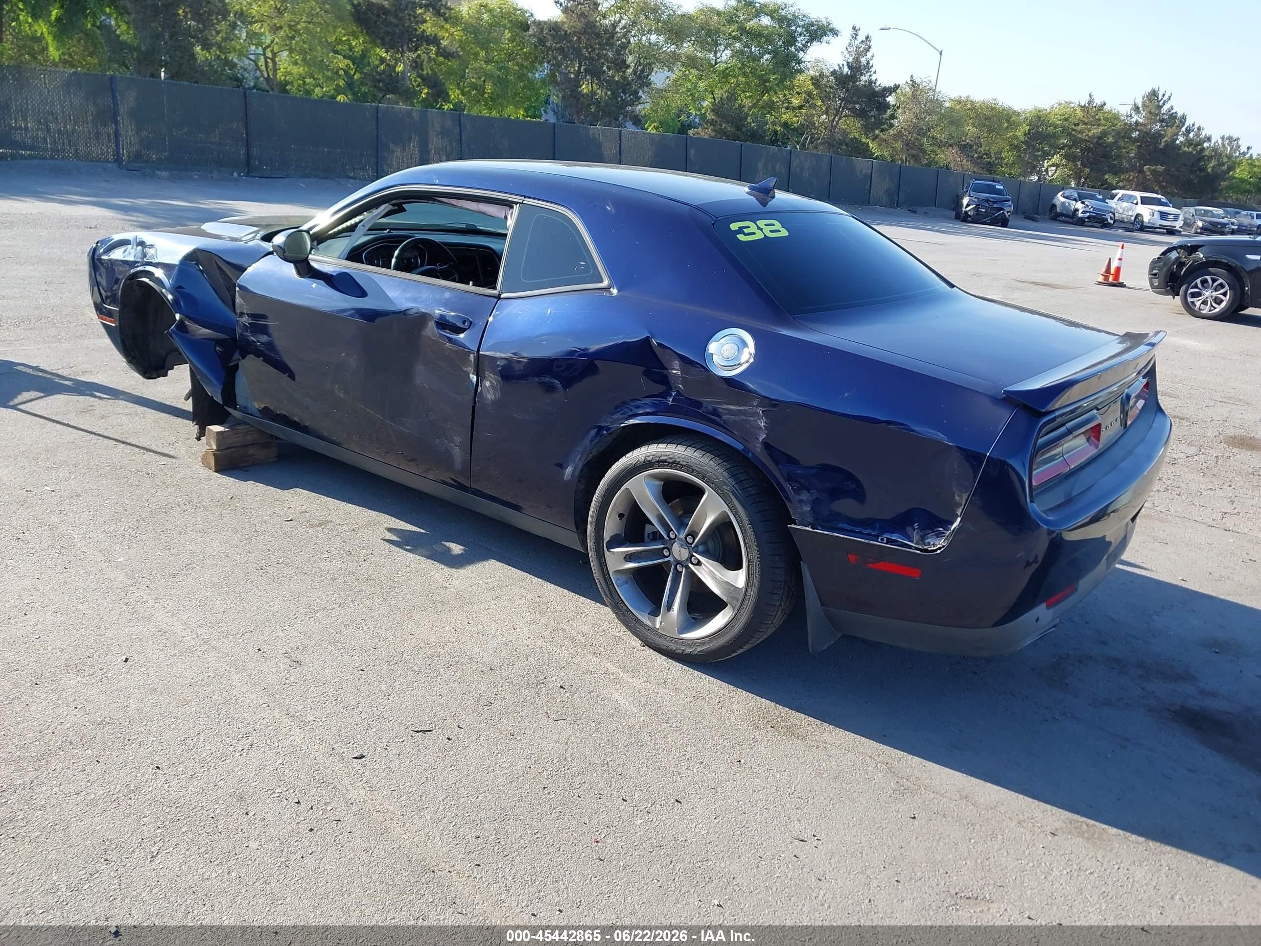 2015 Dodge Challenger Sxt Plus Dark Blue vin: 2C3CDZBG6FH712988