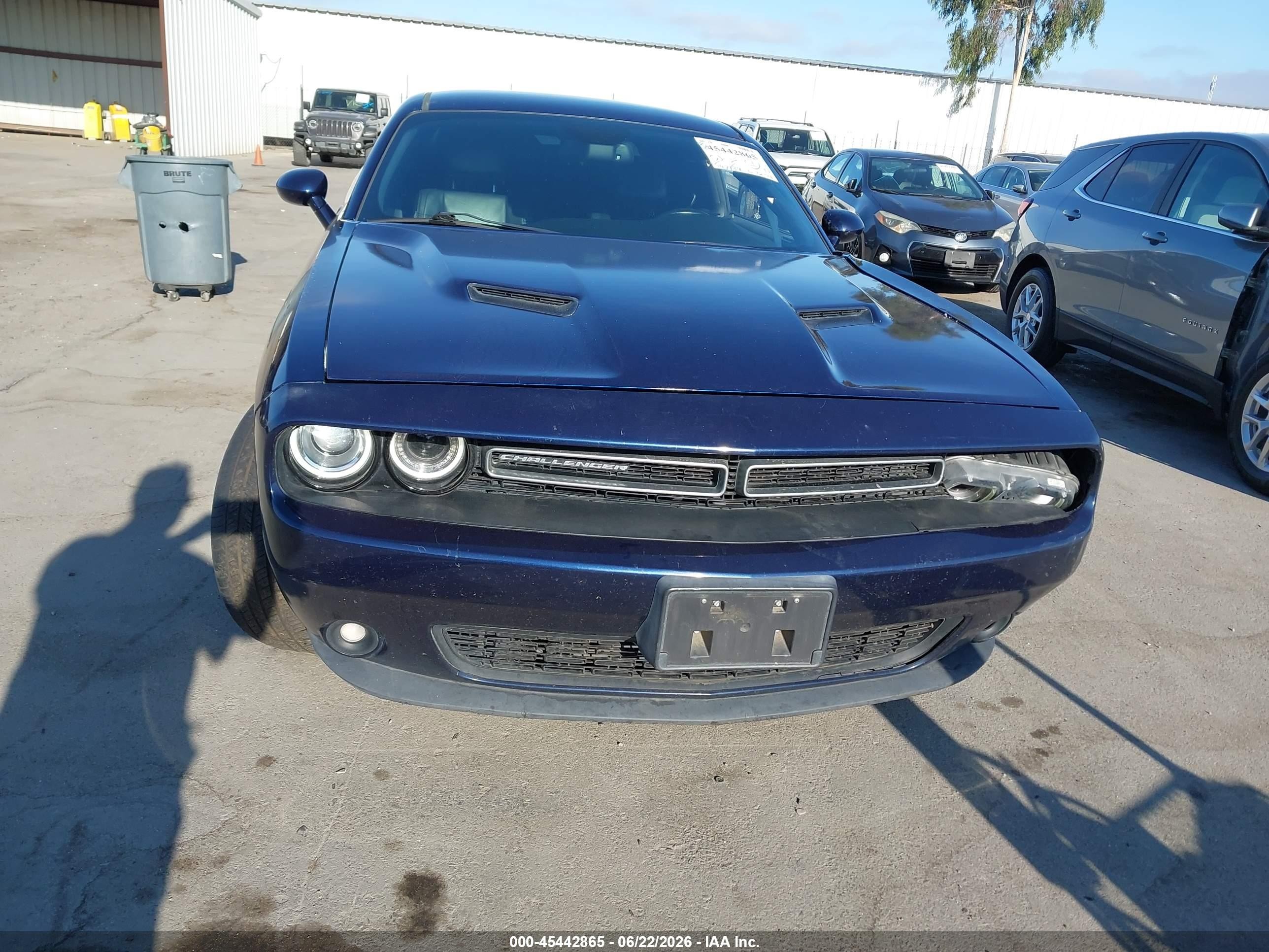 2015 Dodge Challenger Sxt Plus Dark Blue vin: 2C3CDZBG6FH712988