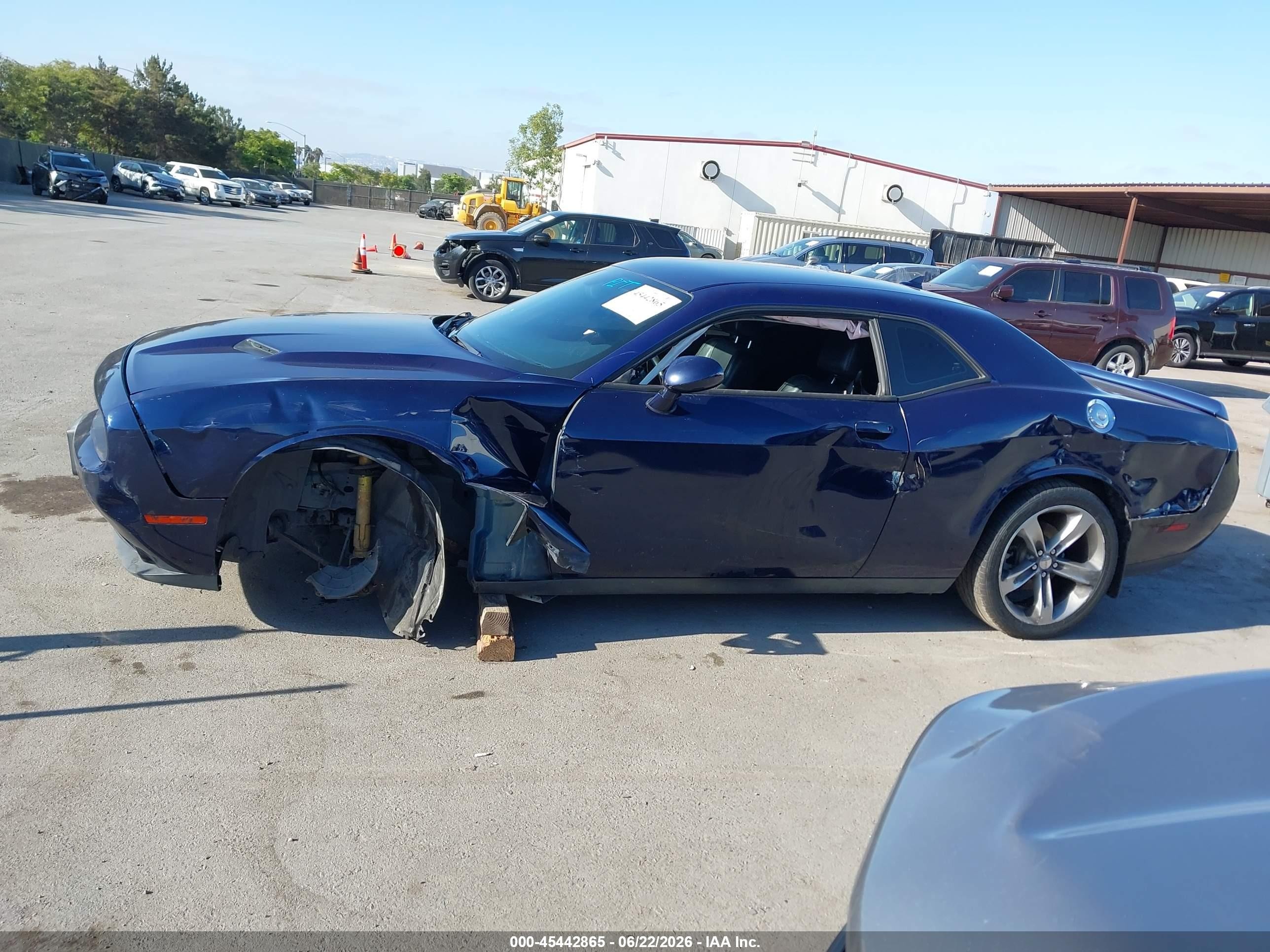 2015 Dodge Challenger Sxt Plus Dark Blue vin: 2C3CDZBG6FH712988