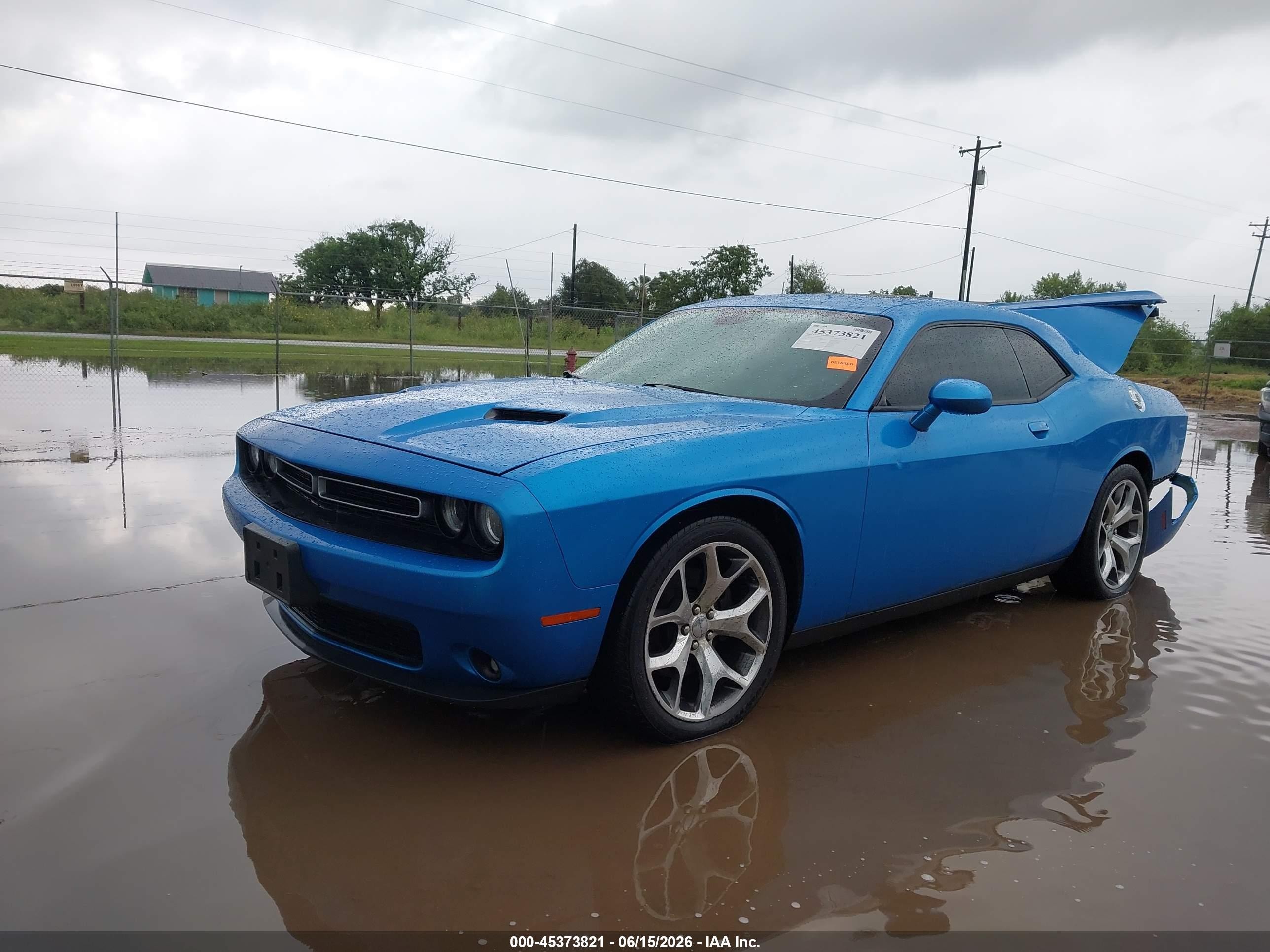 2015 Dodge Challenger Sxt Plus Синий vin: 2C3CDZBG6FH783978