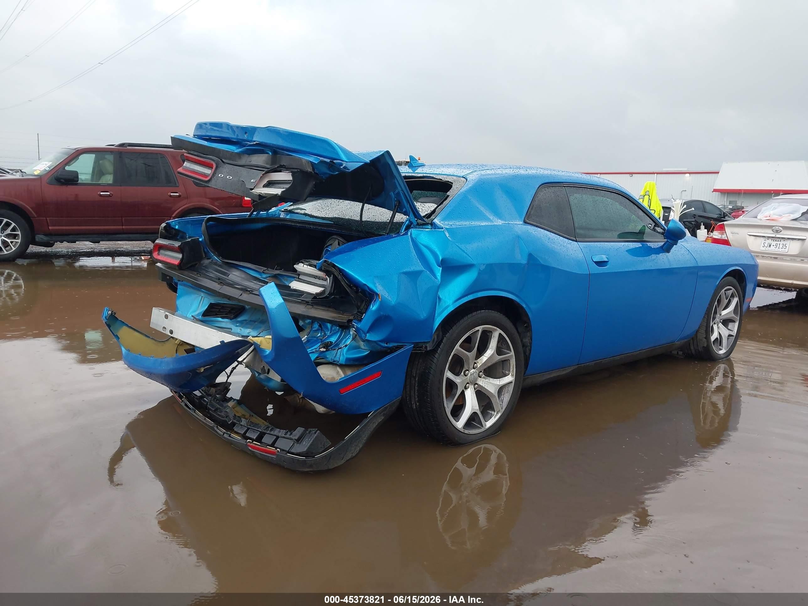 2015 Dodge Challenger Sxt Plus Синий vin: 2C3CDZBG6FH783978