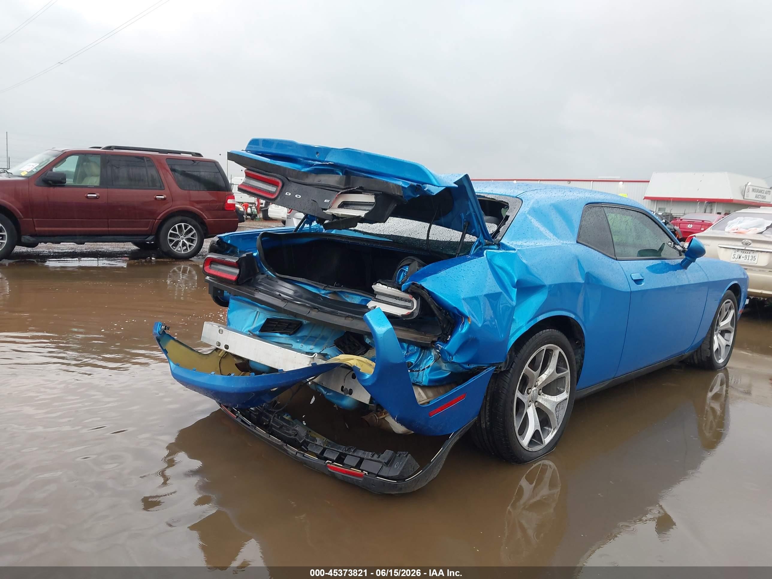 2015 Dodge Challenger Sxt Plus Синий vin: 2C3CDZBG6FH783978