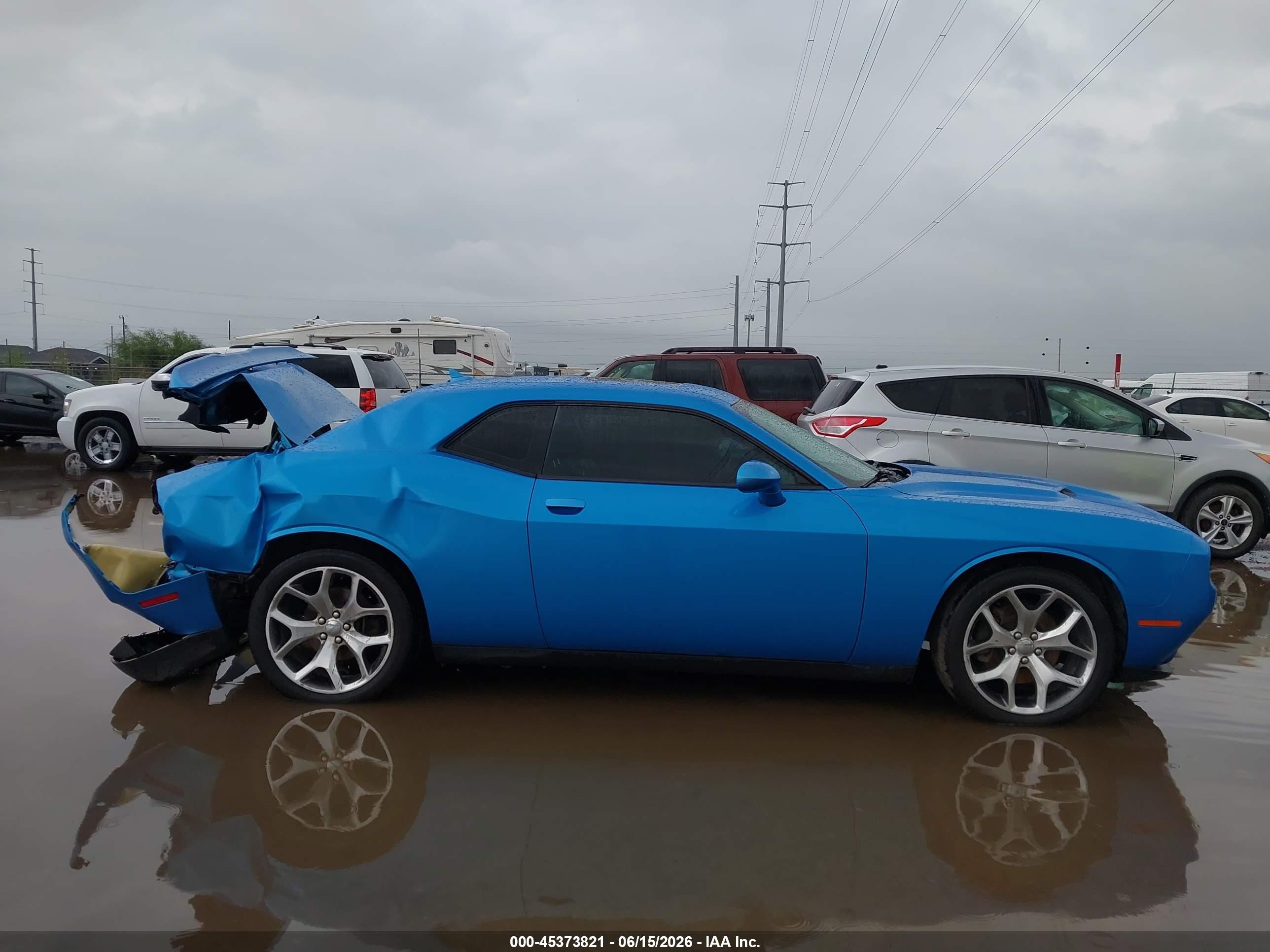 2015 Dodge Challenger Sxt Plus Синий vin: 2C3CDZBG6FH783978
