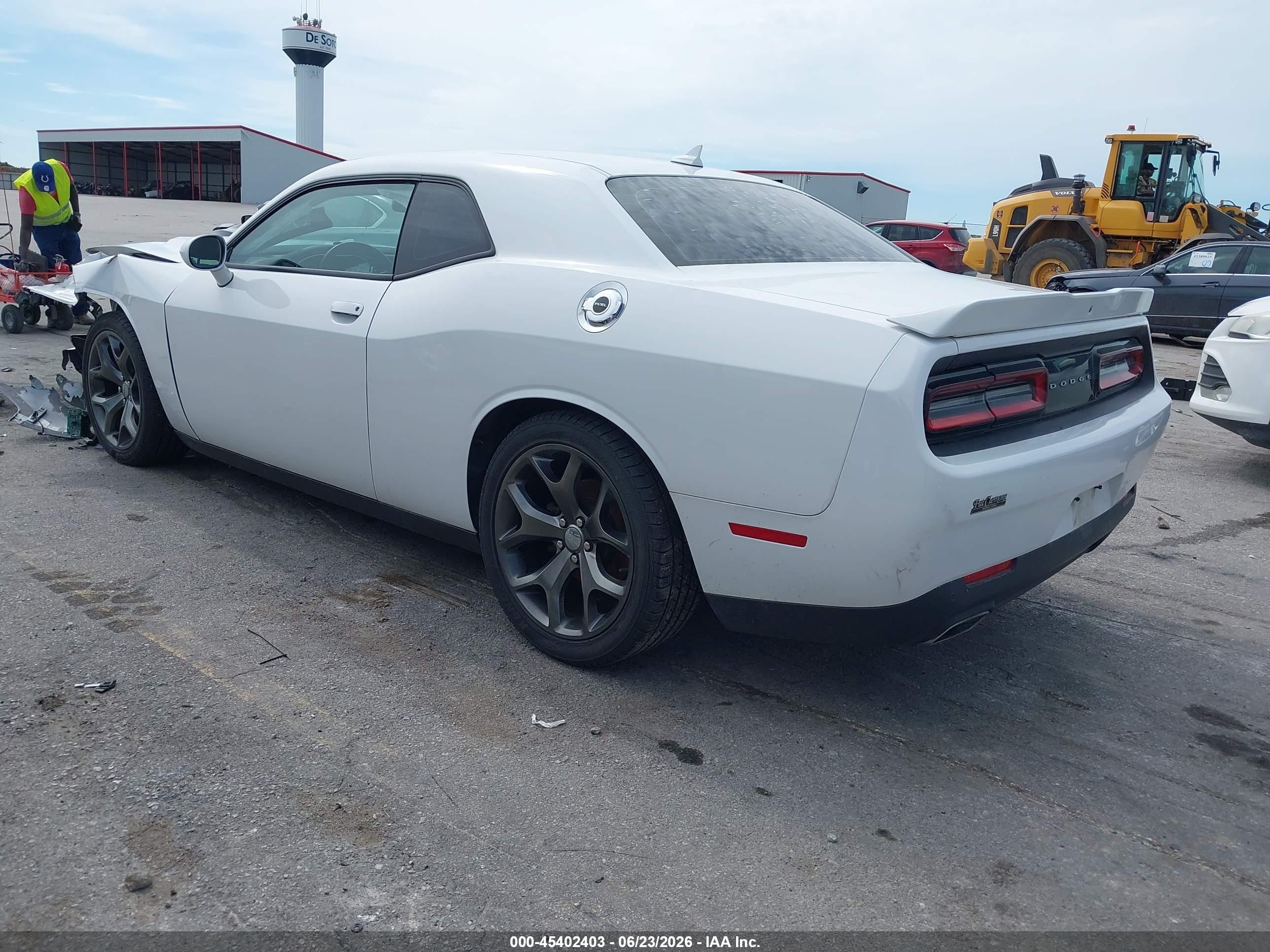 2015 Dodge Challenger Sxt Plus White vin: 2C3CDZBG6FH855794