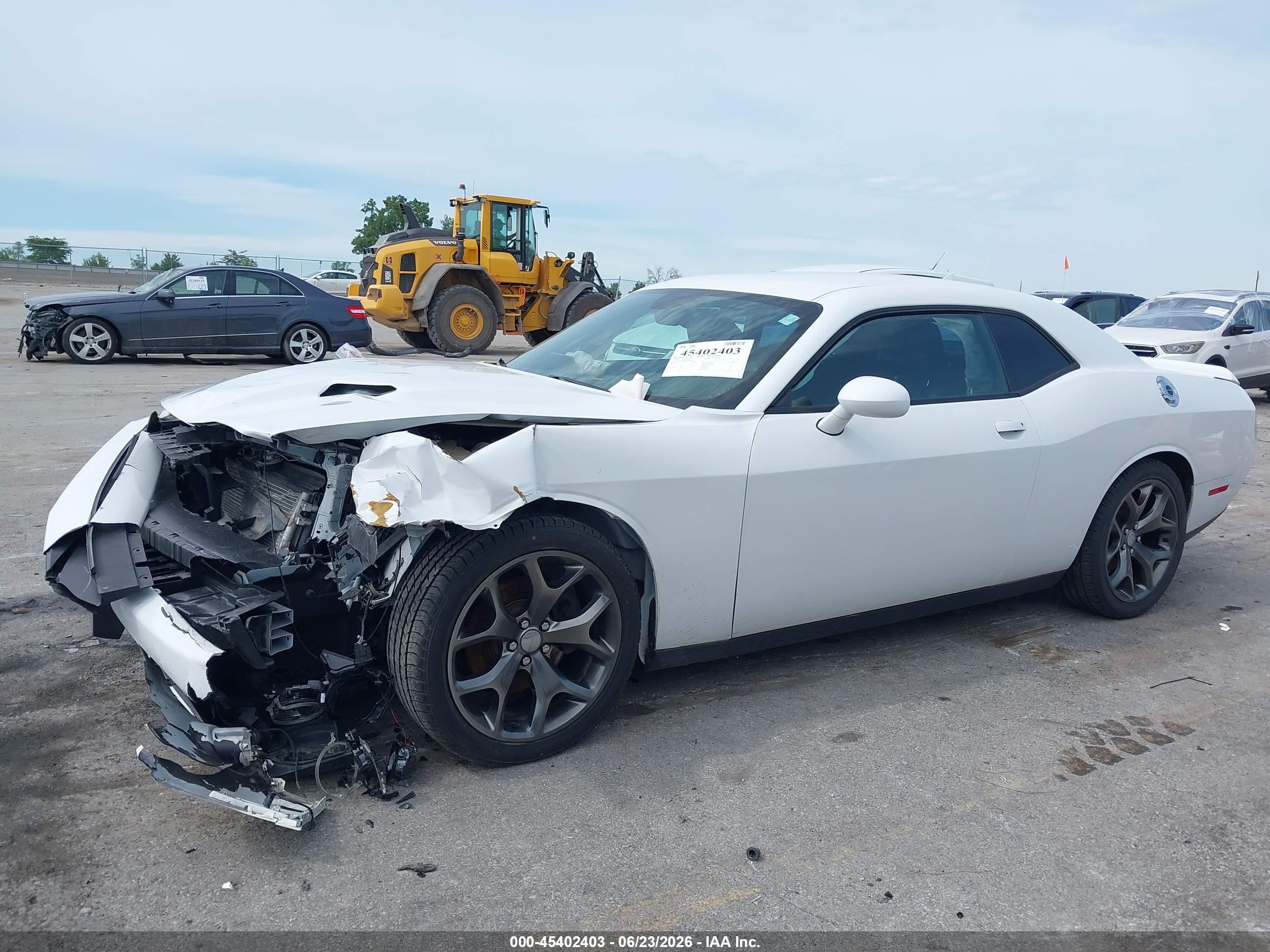 2015 Dodge Challenger Sxt Plus White vin: 2C3CDZBG6FH855794