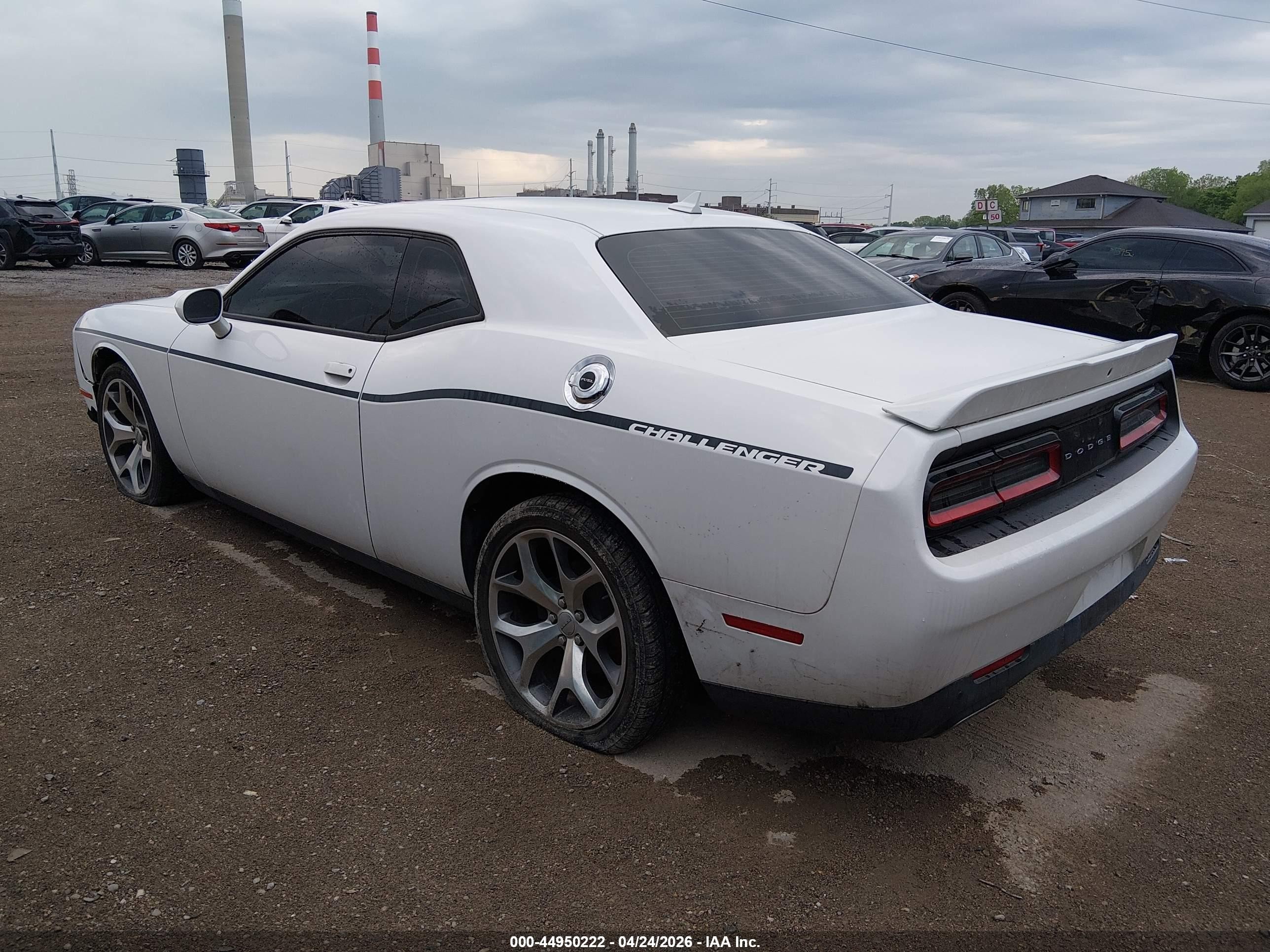 2015 Dodge Challenger Sxt Plus White vin: 2C3CDZBG6FH892991